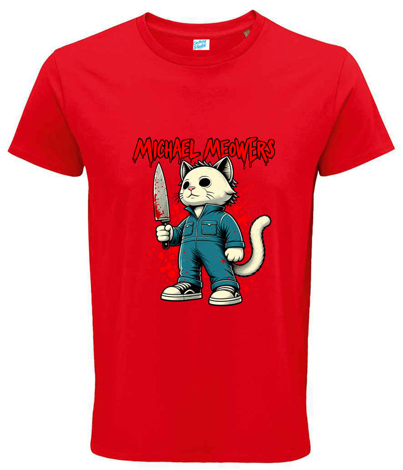Spooky Horror Cat T-Shirt | Funny Gothic Halloween Graphic Tee