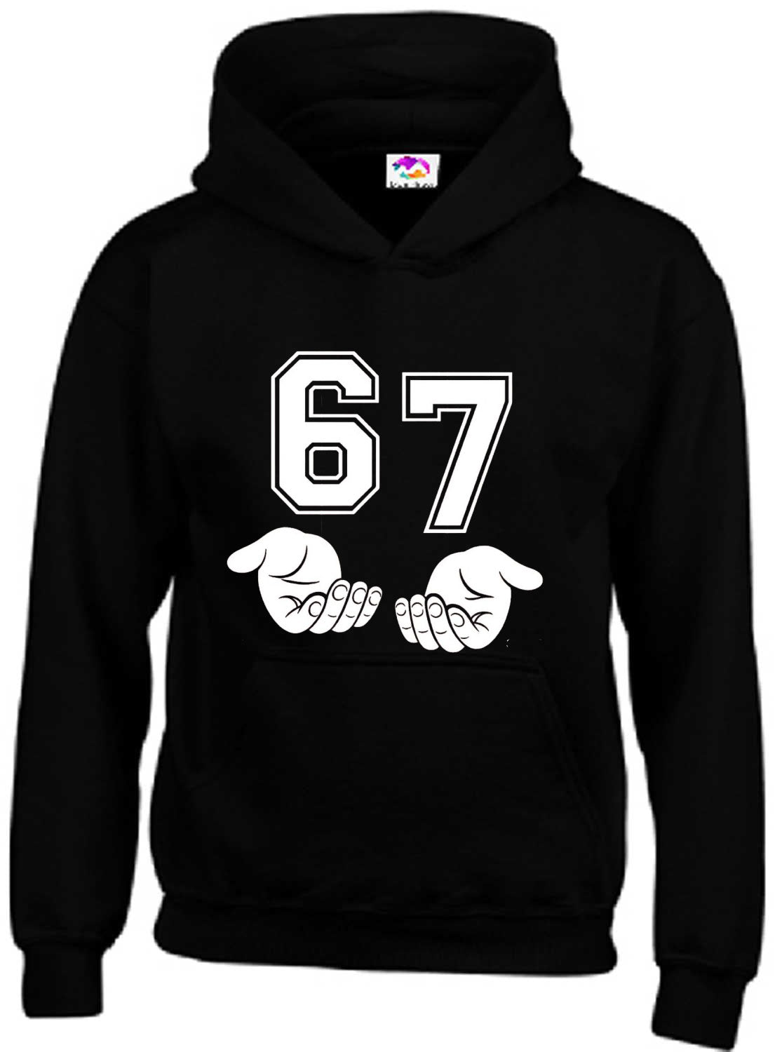 Funny 6 7 Slang Alpha Teen Hoodies