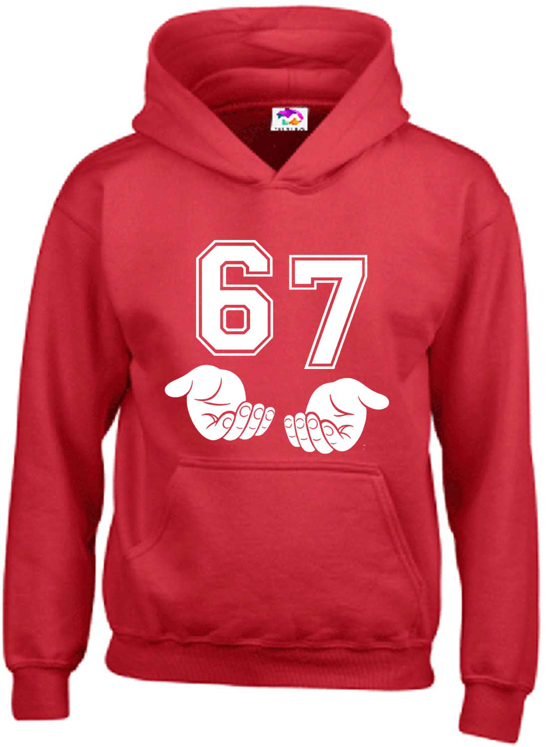 Funny 6 7 Slang Alpha Teen Hoodies
