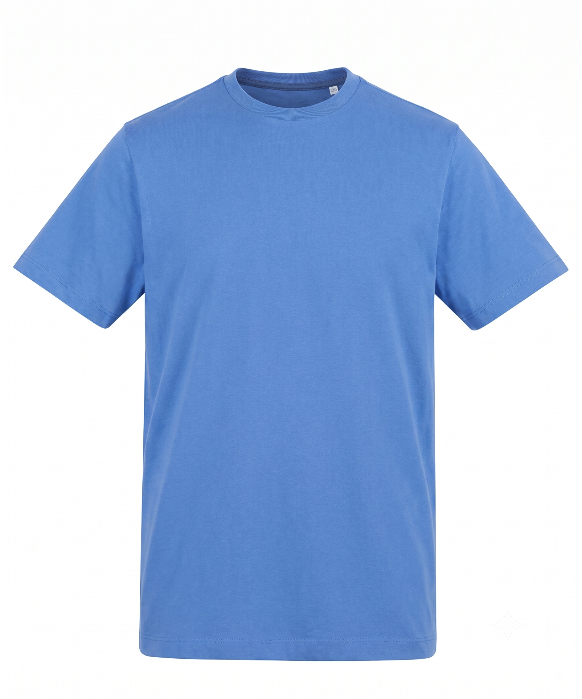 Blue t-shirt on a white background