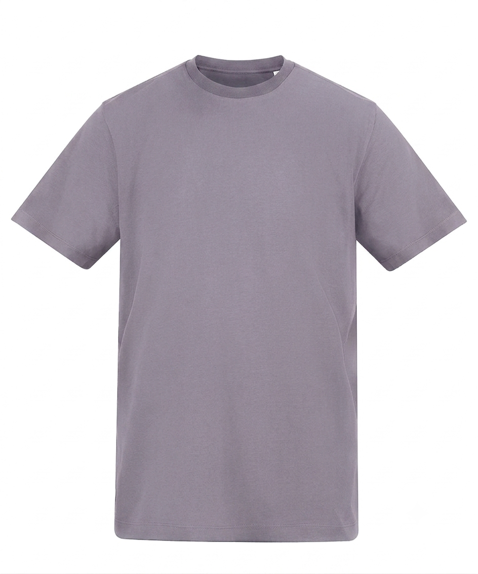 Plain gray t-shirt on a white background