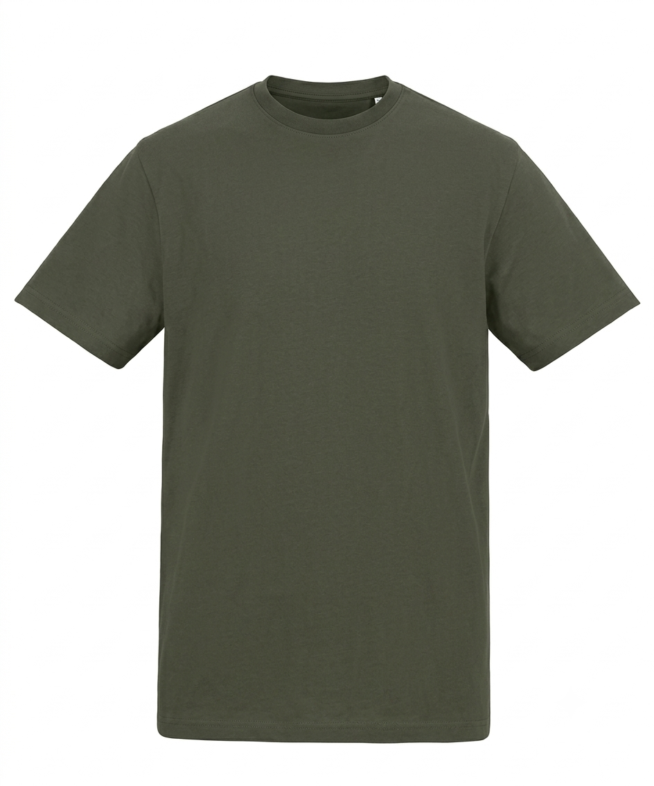Purple t-shirt on a white background