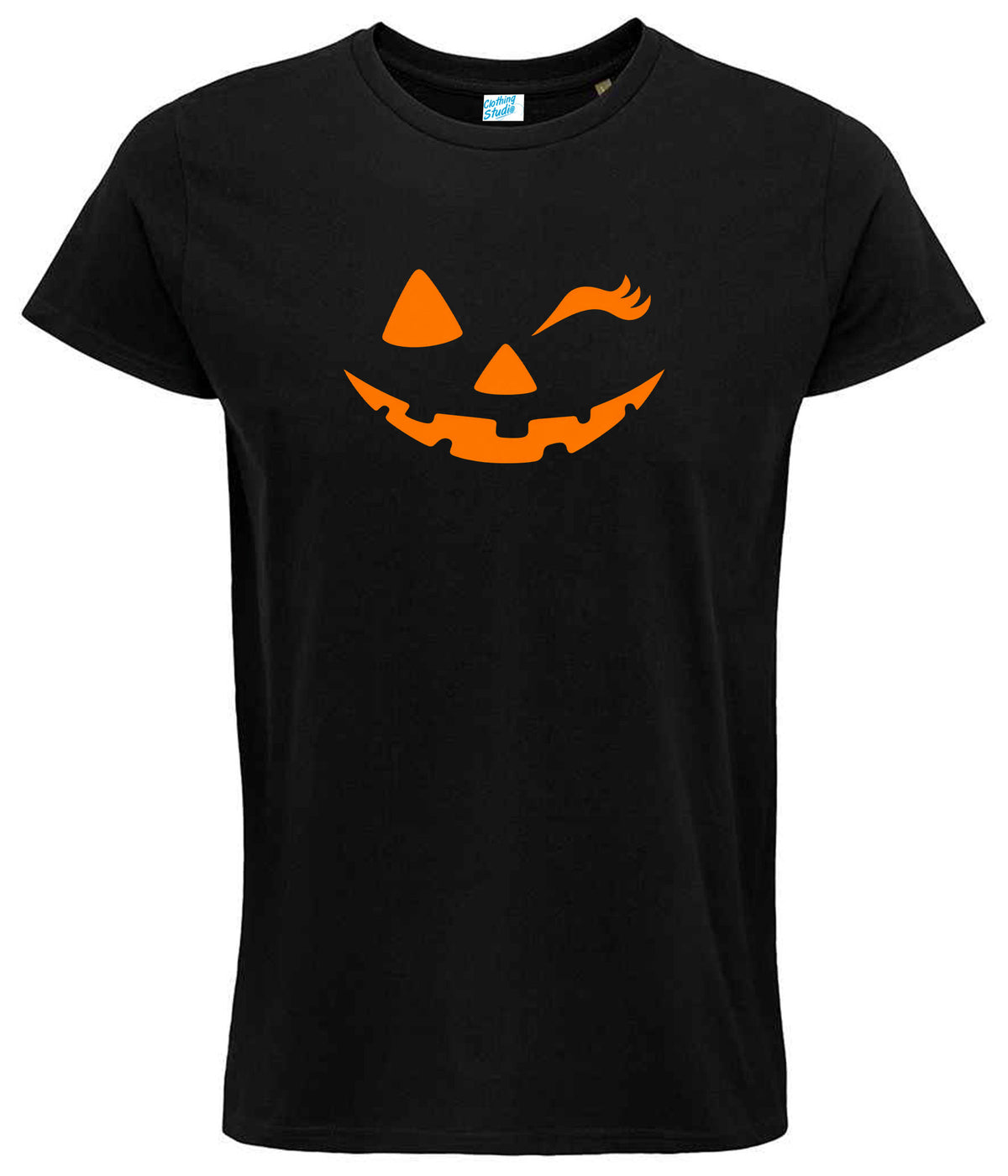 Halloween Pumpkin Face T-Shirt, Spooky Jack O Lantern Graphic Tee