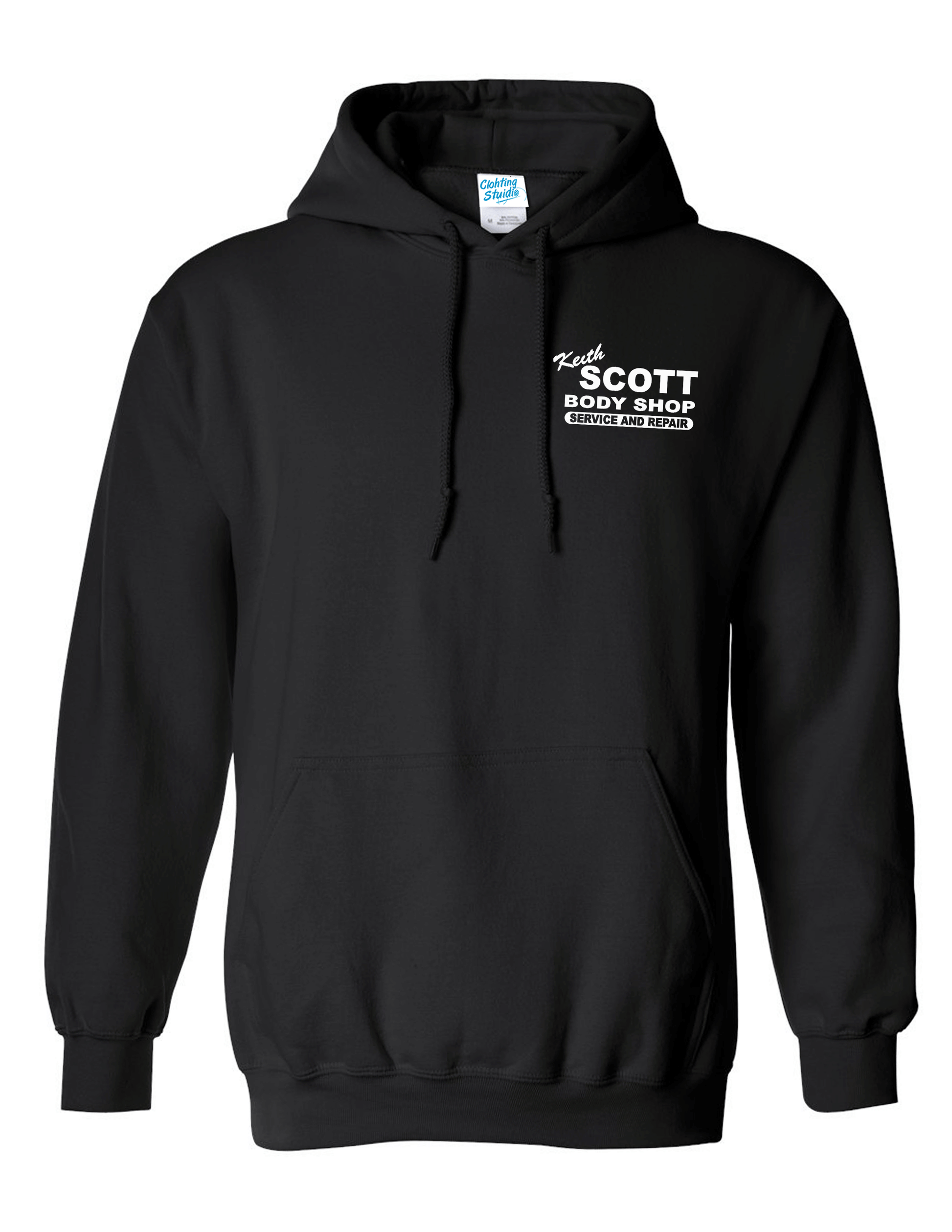 Customised Keith Scott Body Shop On Demand Hoodies
