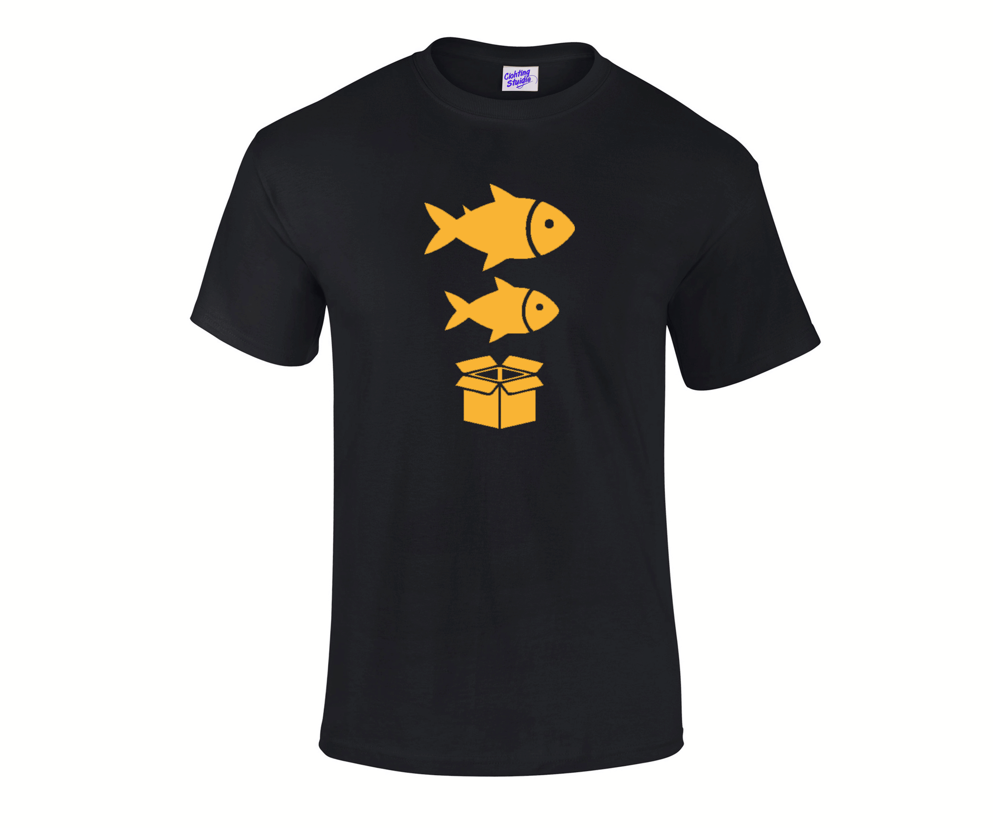 Fish Out of the Box – Funny Graphic T Shirts