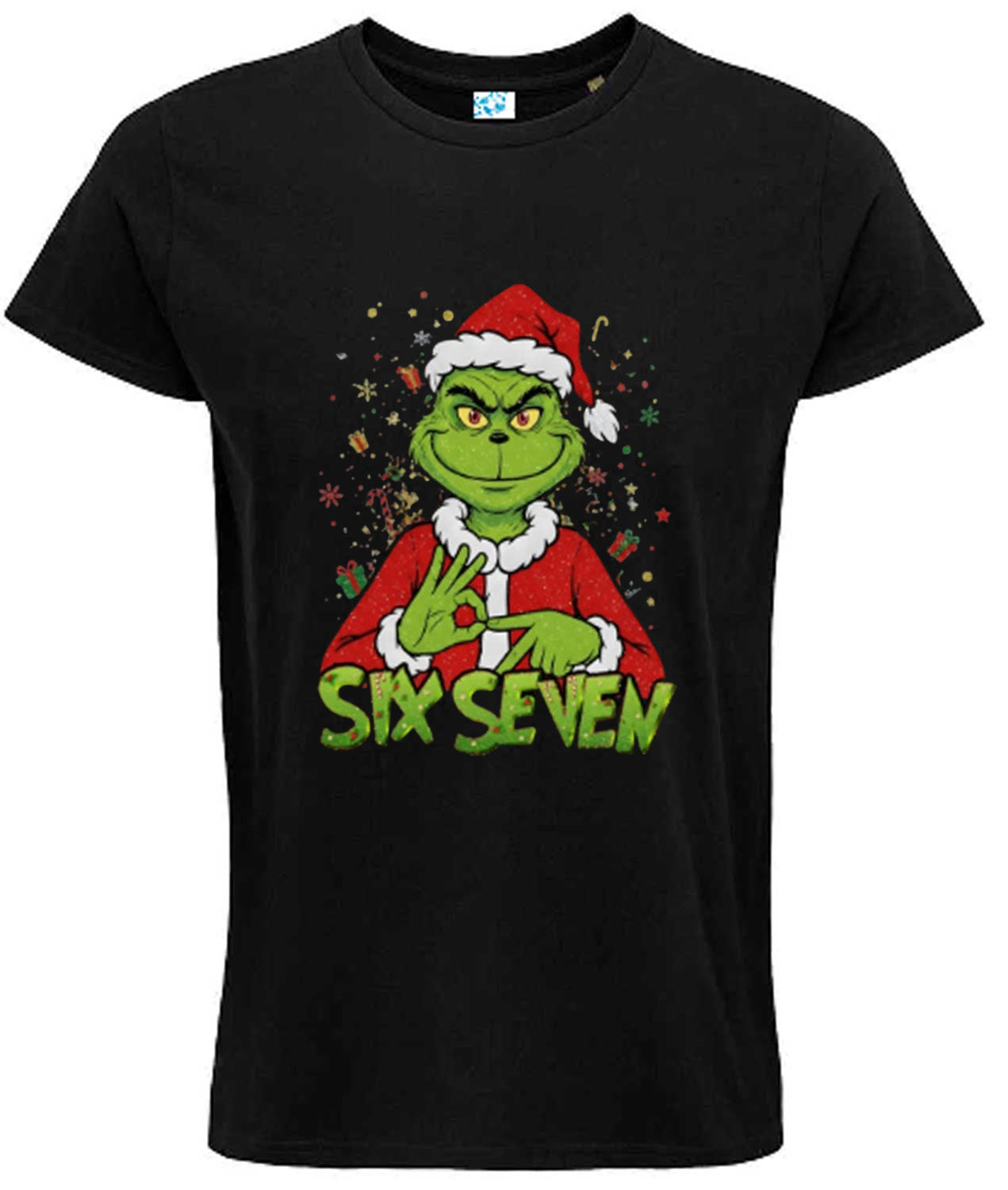 Funny Grinch Christmas T Shirt | Six Seven Santa Xmas Tee | Unisex Holiday Top