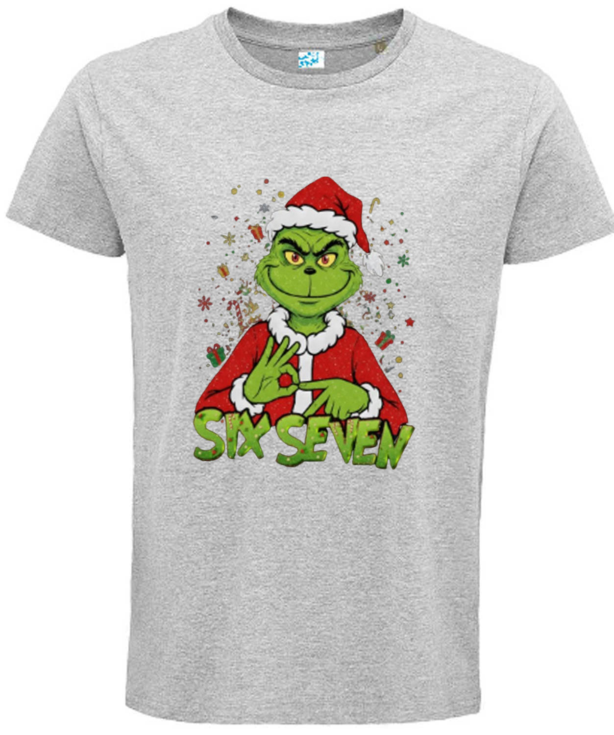 Funny Grinch Christmas T Shirt | Six Seven Santa Xmas Tee | Unisex Holiday Top