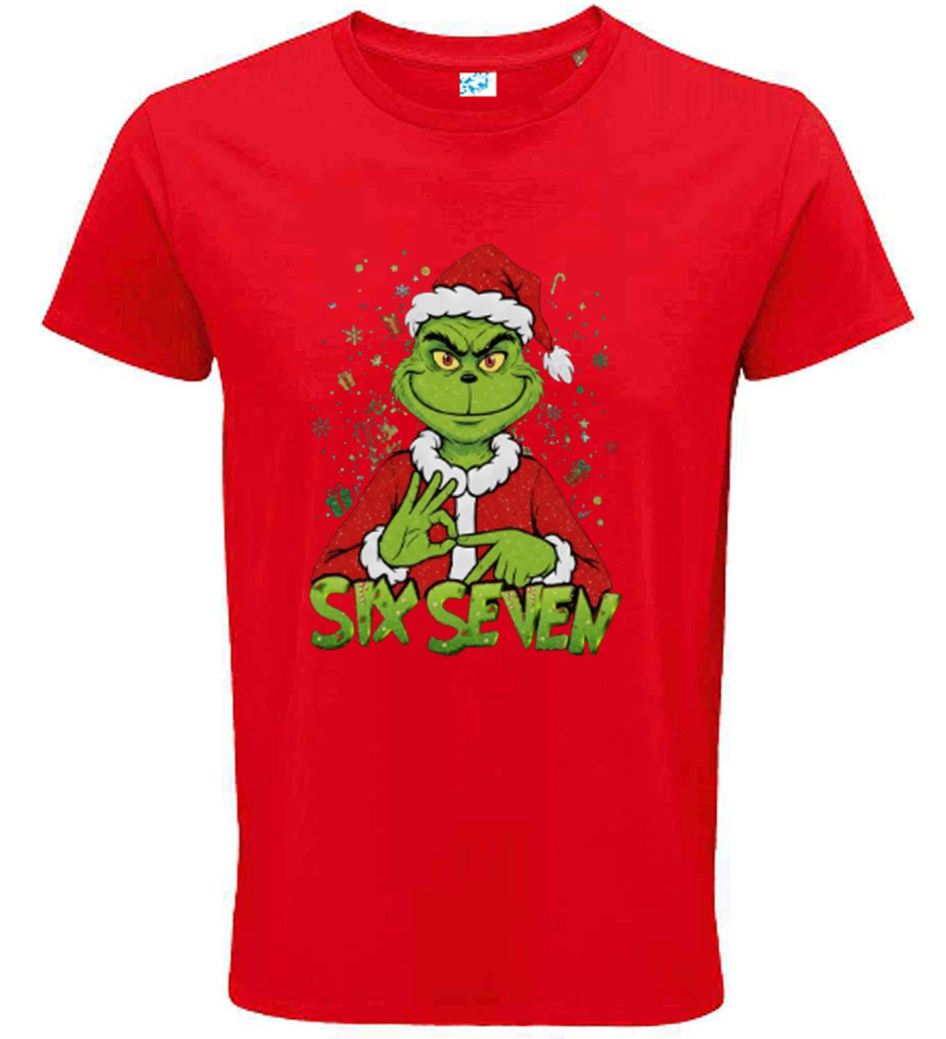Funny Grinch Christmas T Shirt | Six Seven Santa Xmas Tee | Unisex Holiday Top