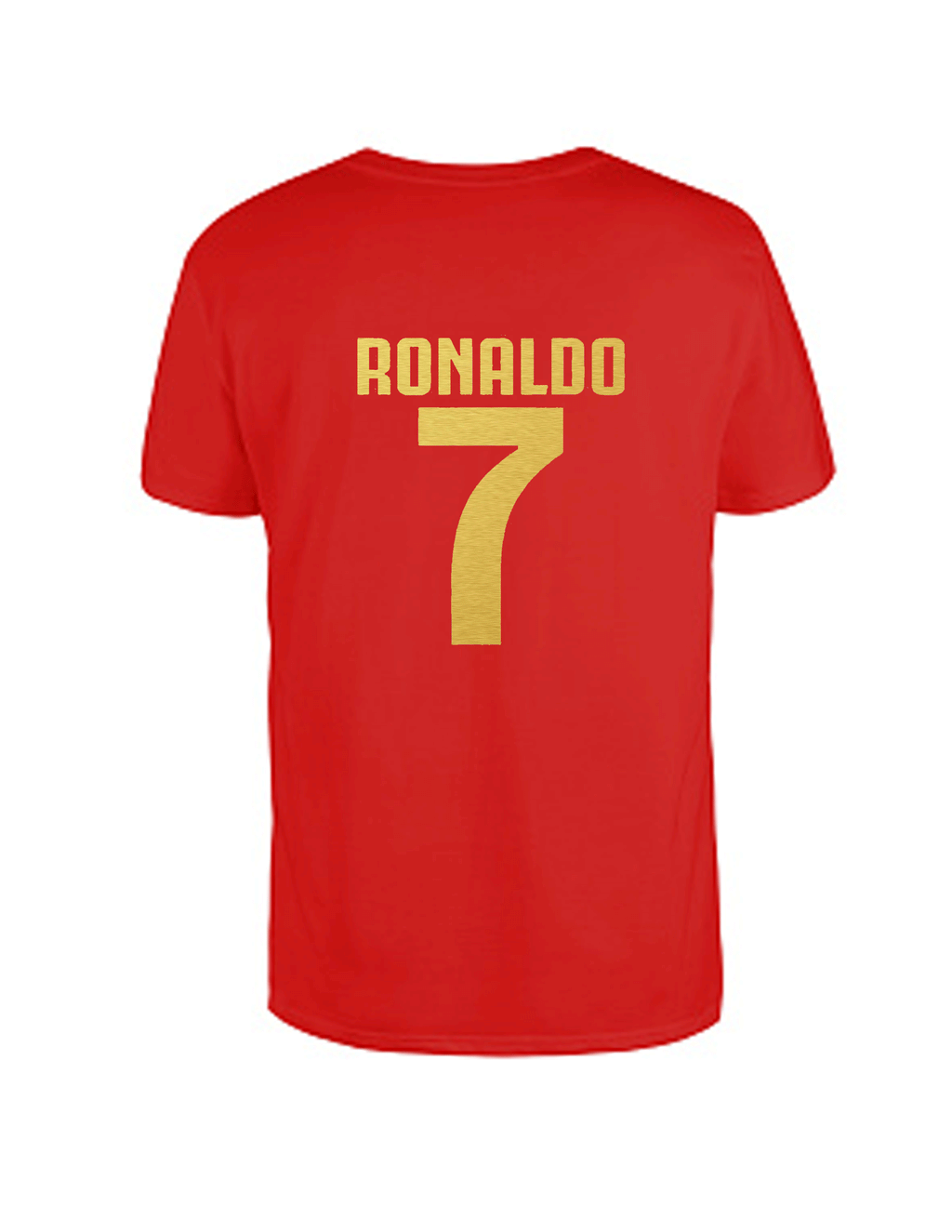 Kids Football Number CR 7 Inspired T-Shirt, Unisex Football Player Graphic Tee