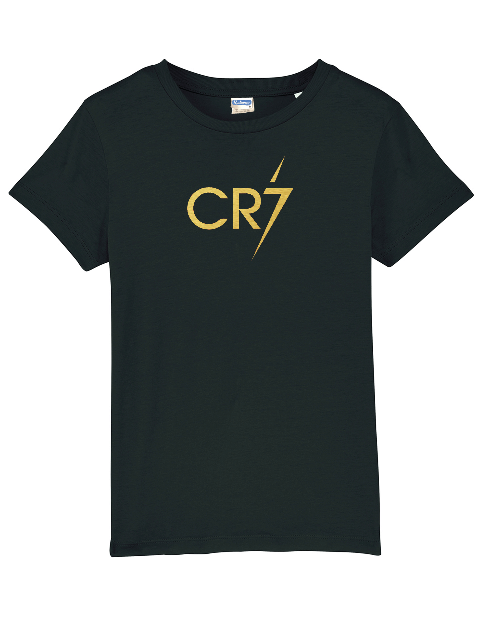 Kids Football Number CR 7 Inspired T-Shirt, Unisex Football Player Graphic Tee