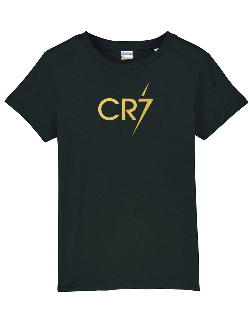 Kids Football Number CR 7 Inspired T-Shirt, Unisex Football Player Graphic Tee
