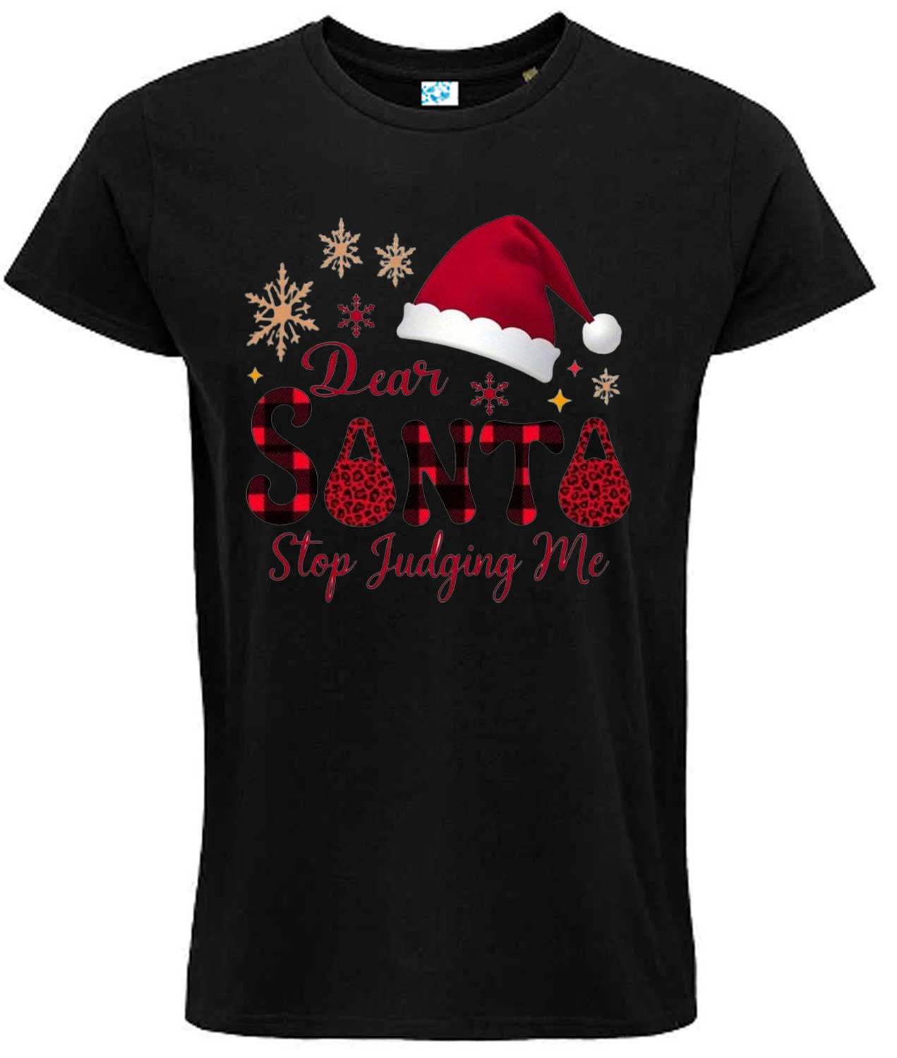 Dear Santa Stop Judging Me Funny Christmas T Shirt