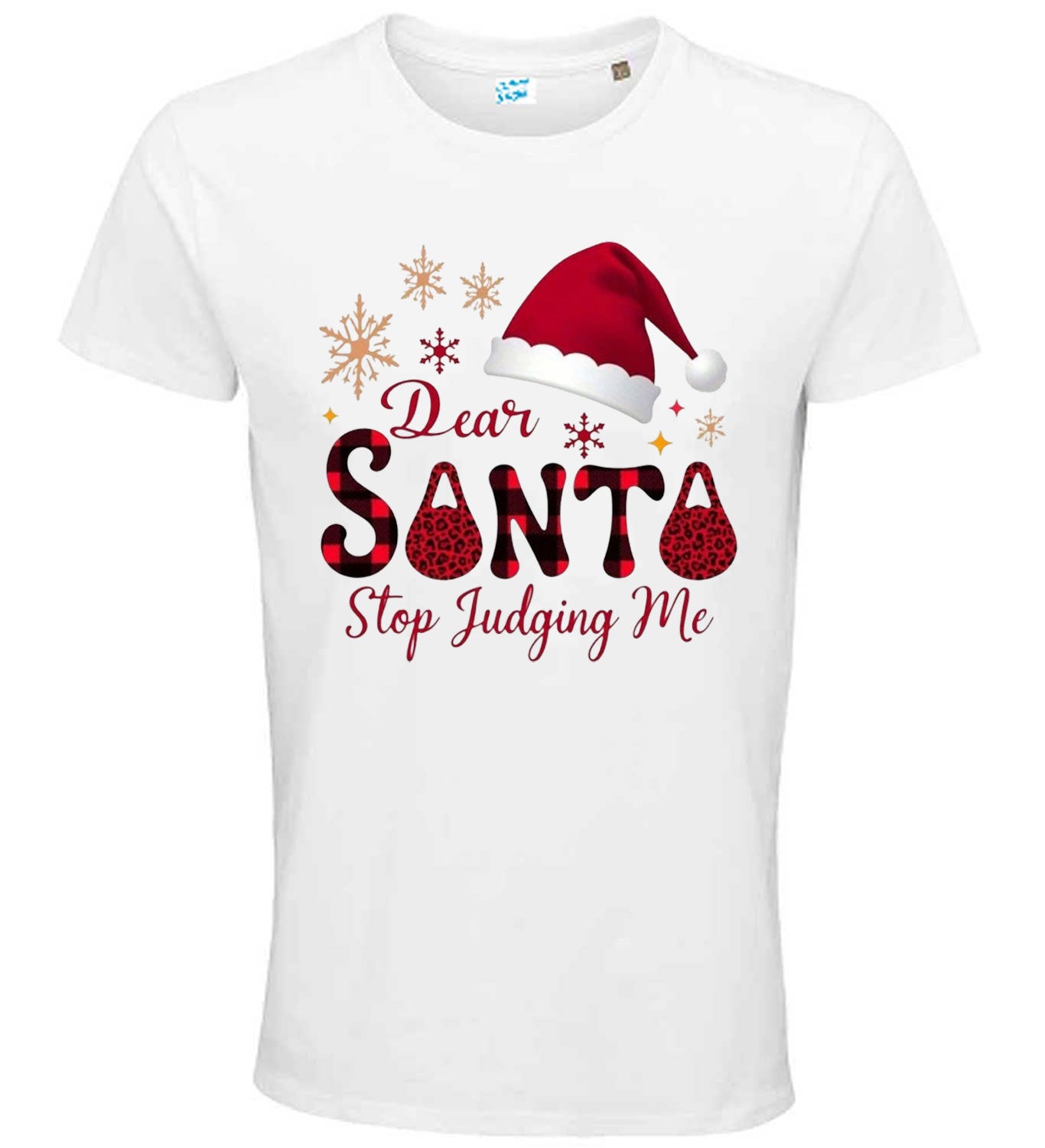 Dear Santa Stop Judging Me Funny Christmas T Shirt