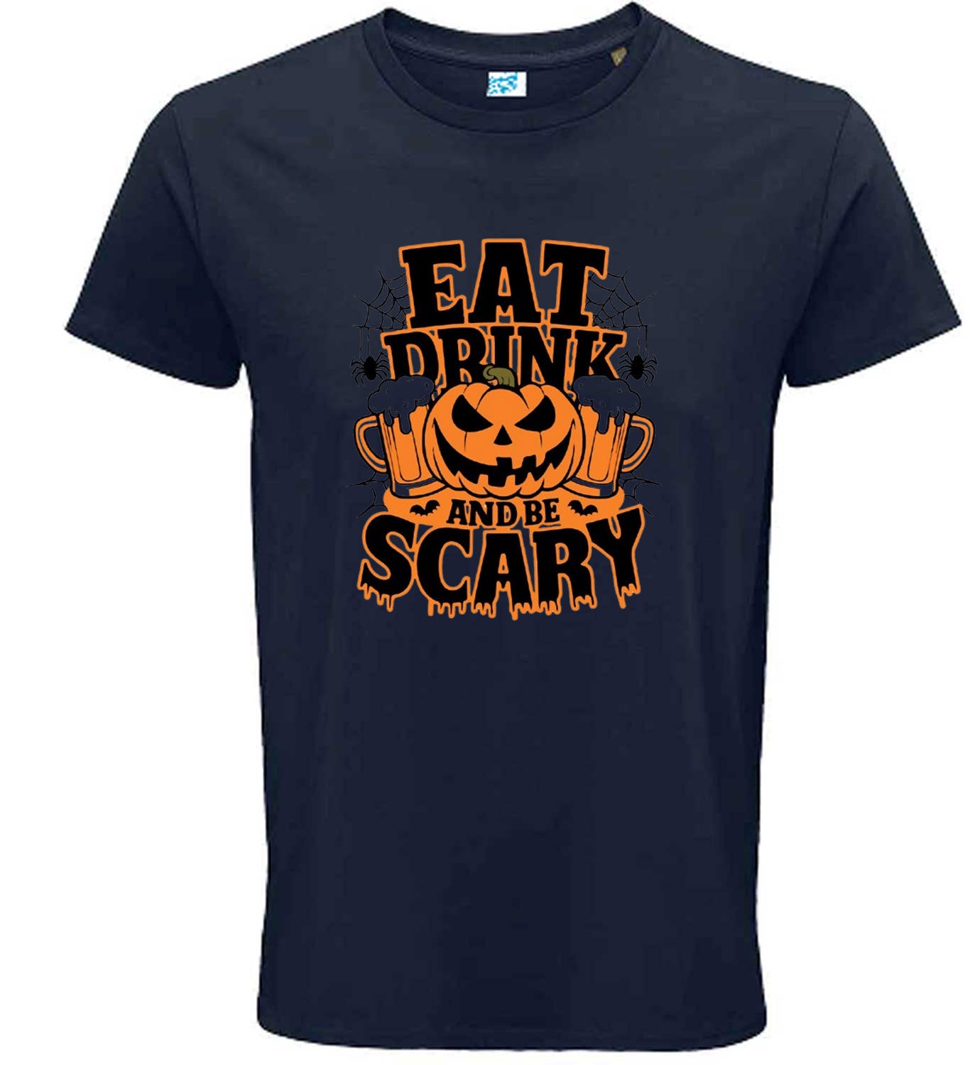 Halloween T Shirt Eat Drink and Be Scary