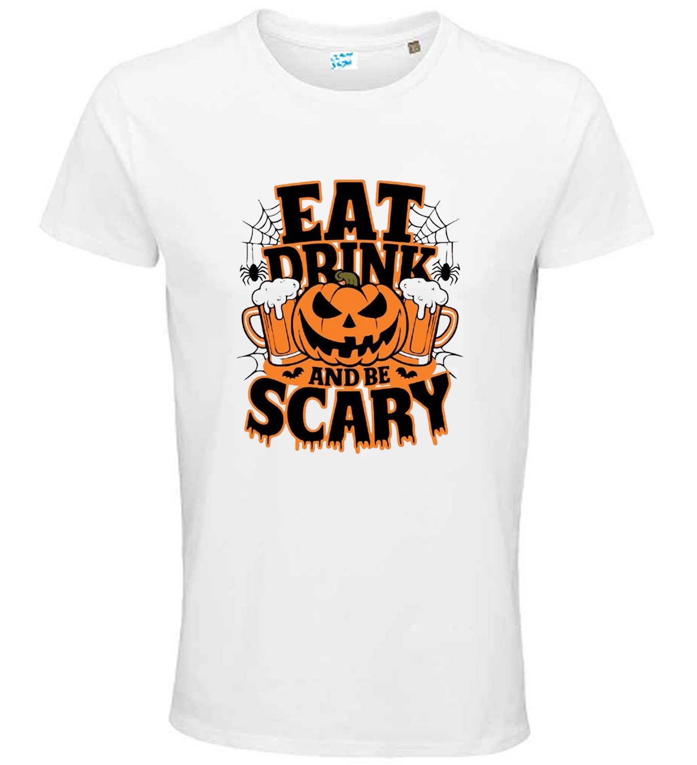 Halloween T Shirt Eat Drink and Be Scary