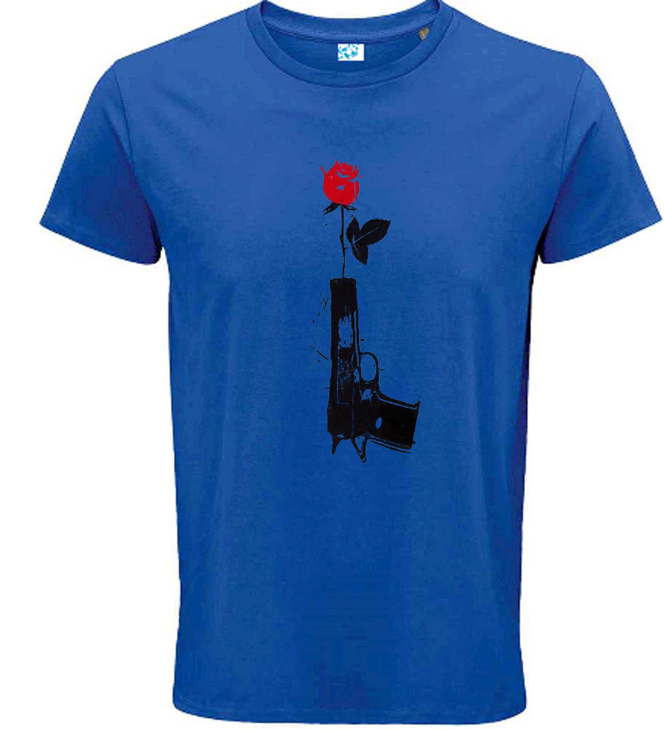 Rose & Shadow Silhouette Graphic T-Shirt – Artistic Symbolism Regular Fit Tee