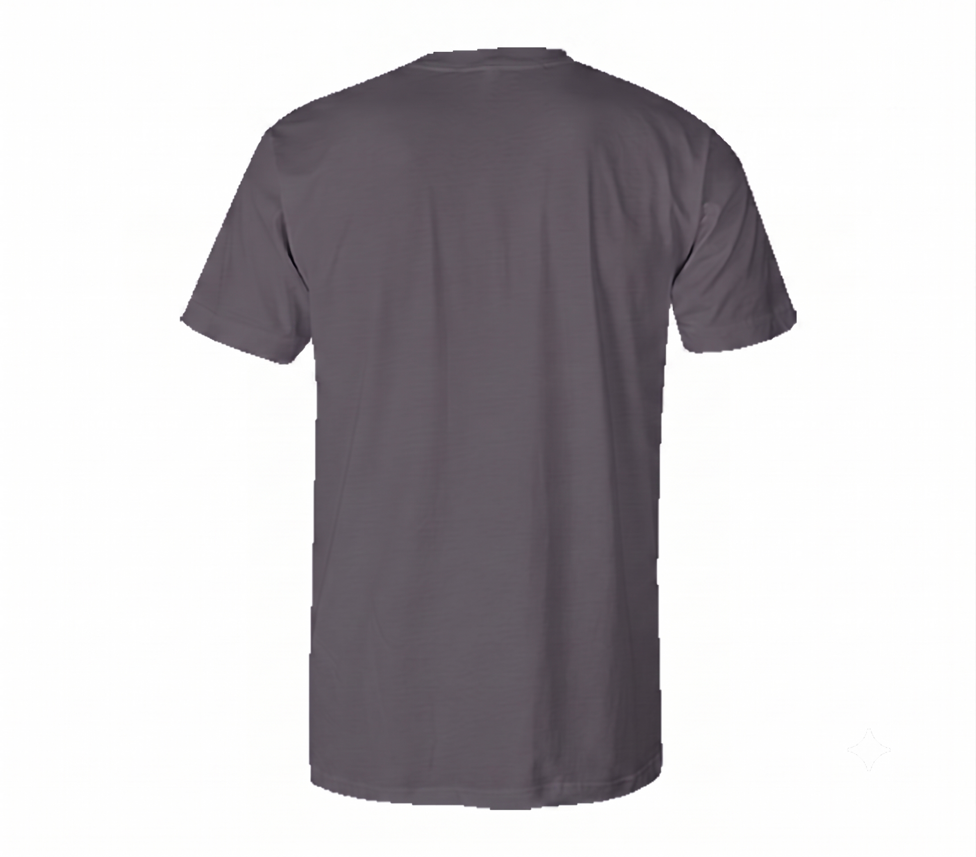 Adult Solid Charcoal  T-Shirt