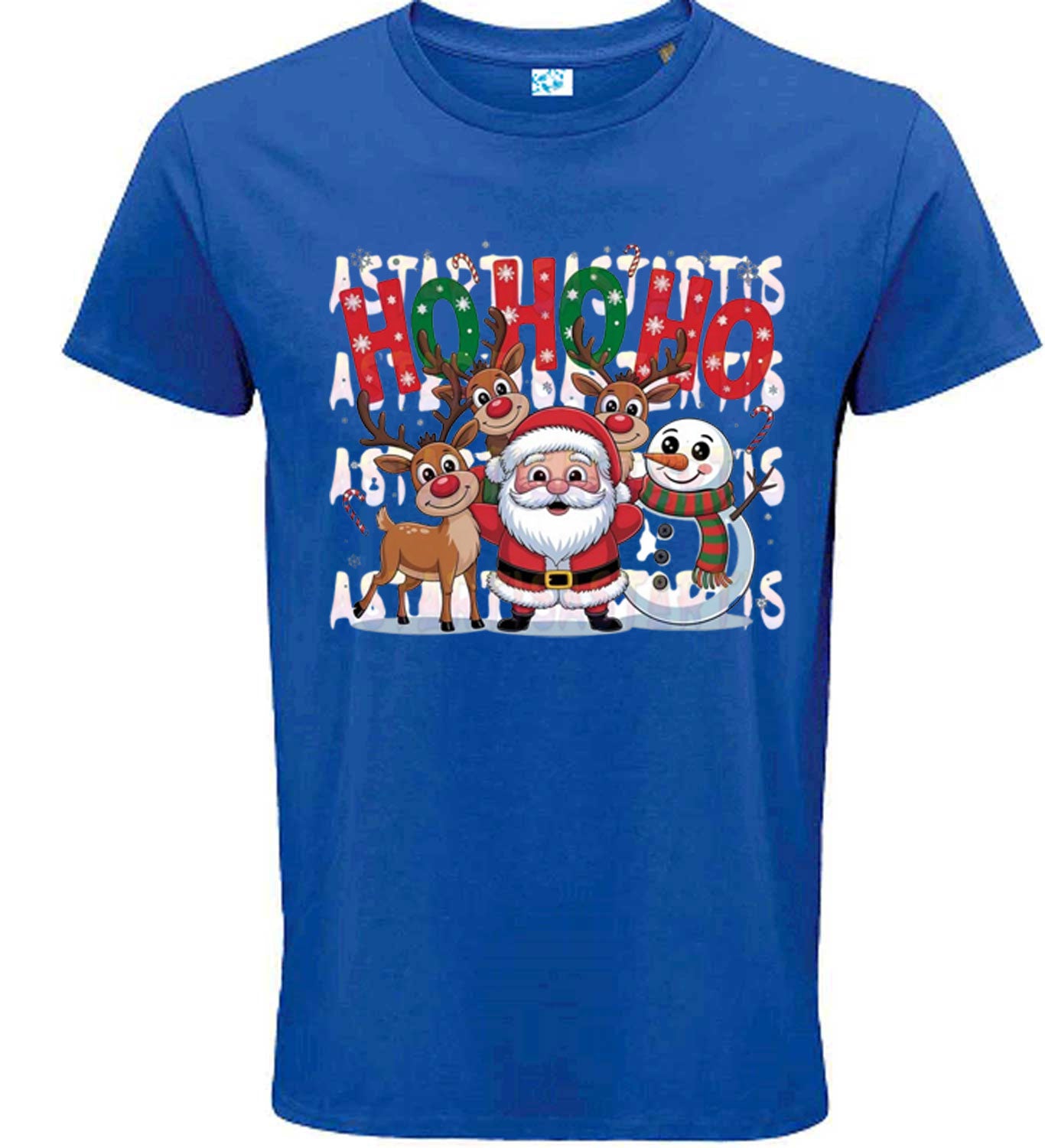 Ho Ho Christmas Graphic Print T Shirt