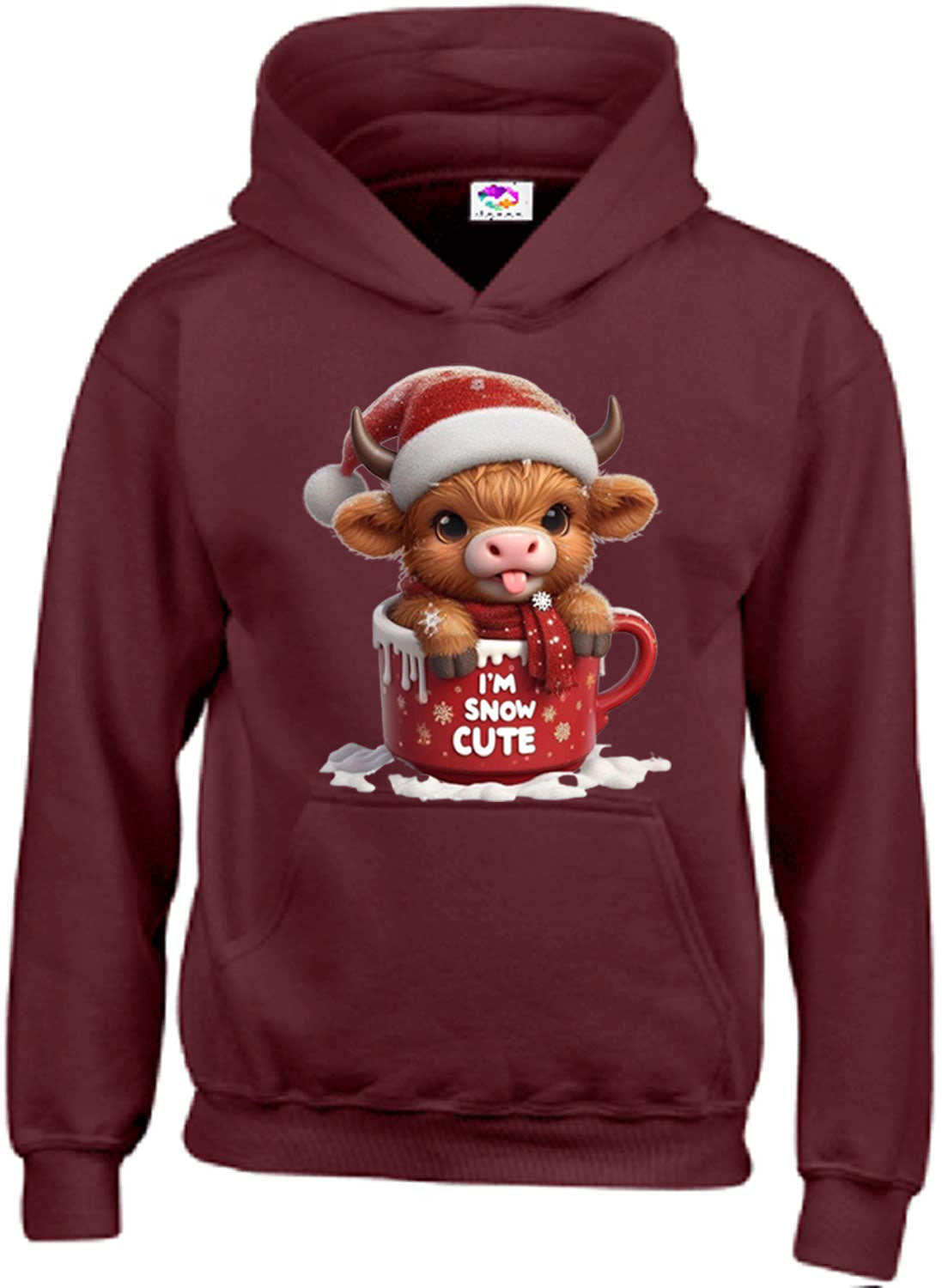 I AM Snow Cute Kid's Christmas Hoodies