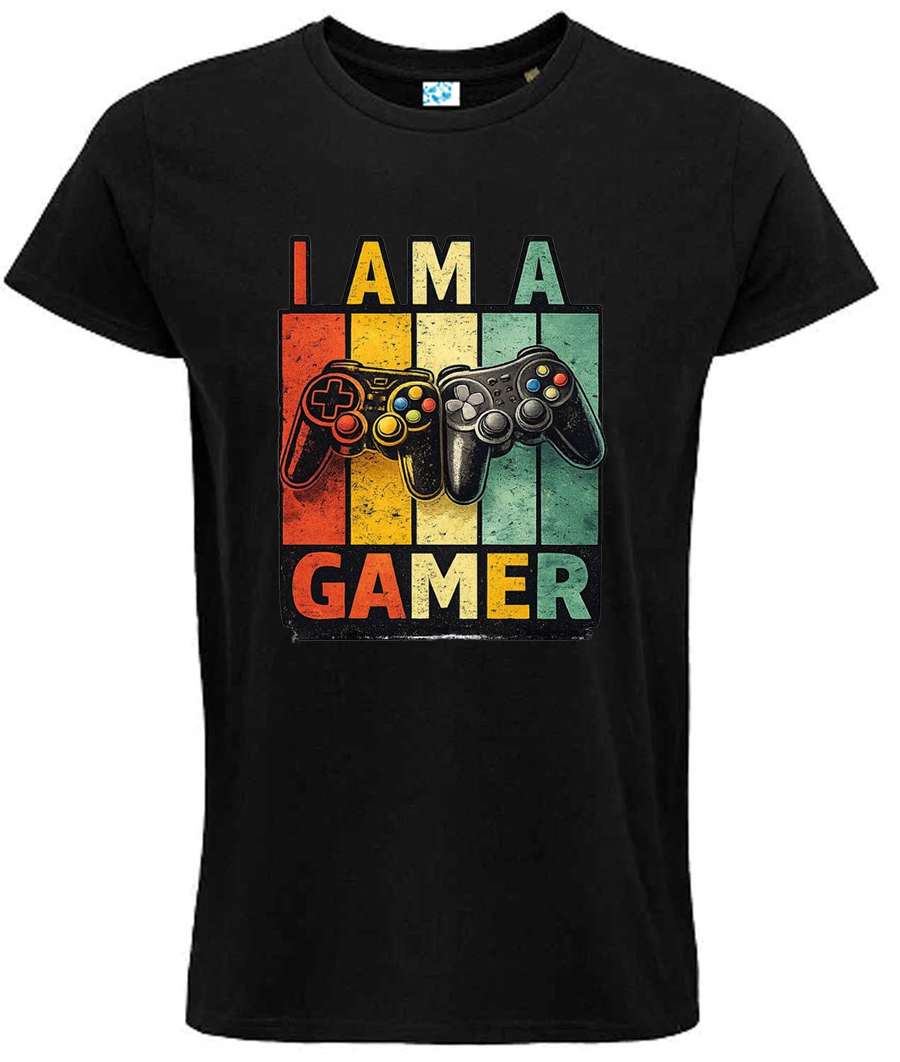 I Am A Gamer Retro Controller T-Shirt | Vintage Gaming Tee | Gift for Gamers