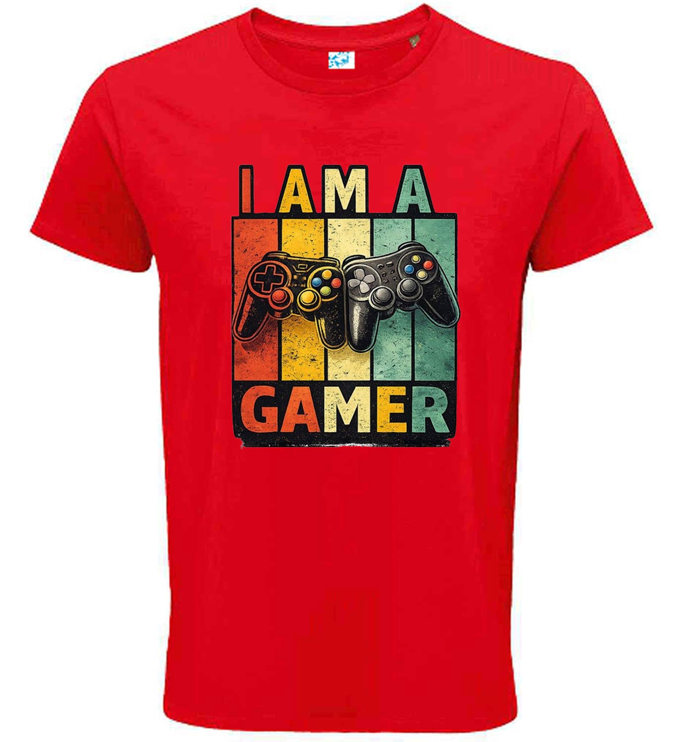 I Am A Gamer Retro Controller T-Shirt | Vintage Gaming Tee | Gift for Gamers