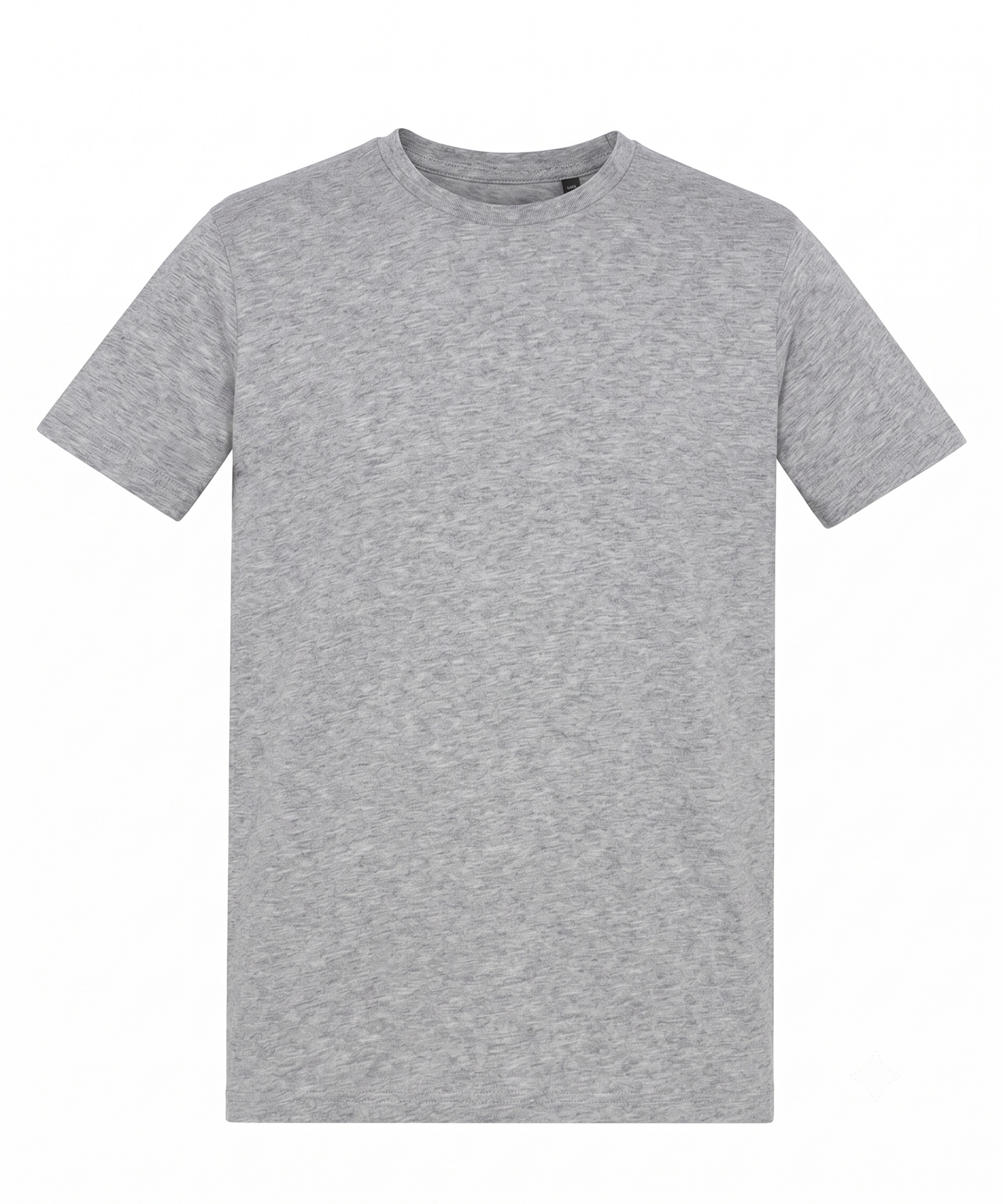 Gray t-shirt on a white background