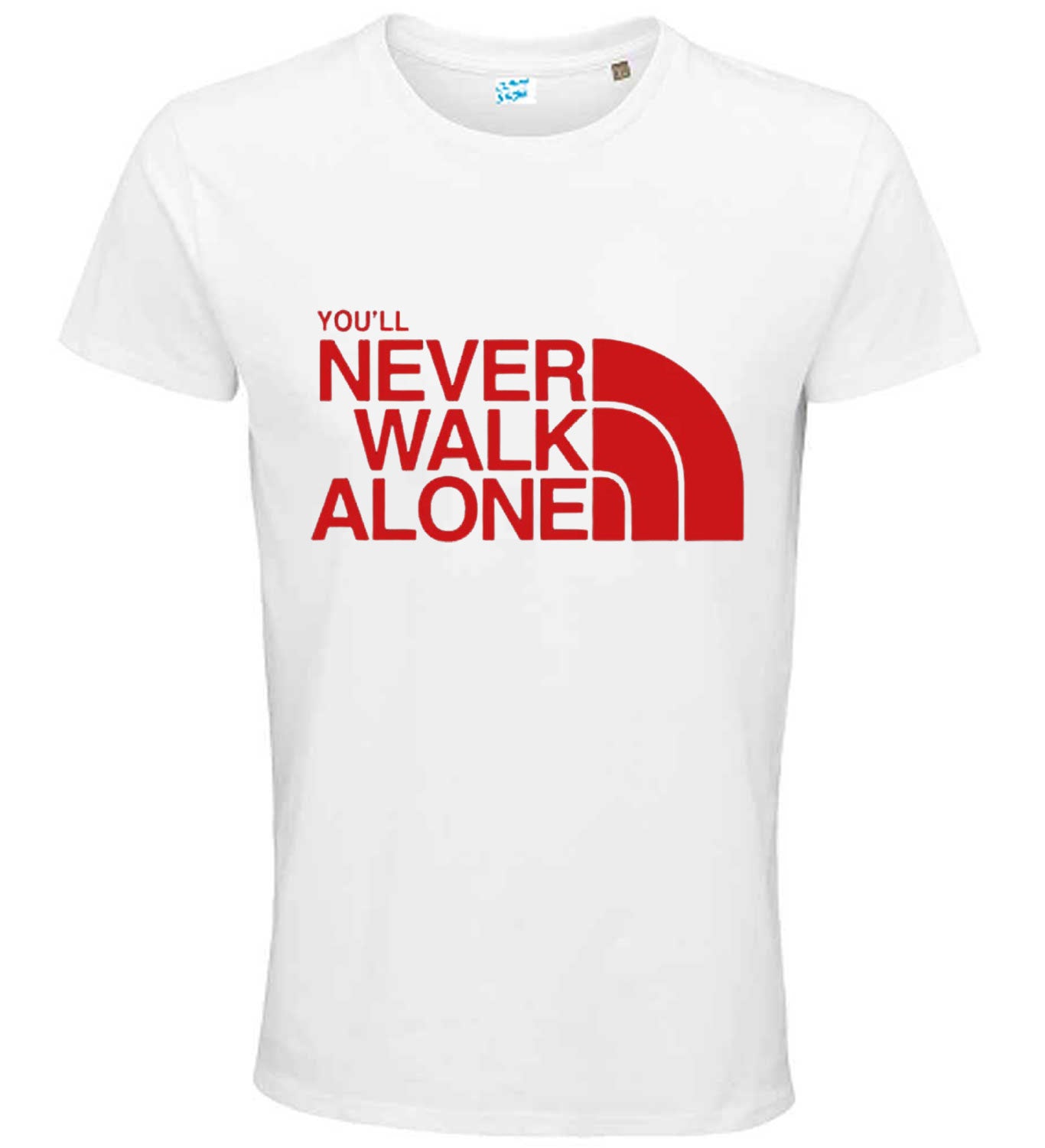 You’ll Never Walk Alone Inspirational Graphic T-Shirt – Bold Statement Regular Fit Tee