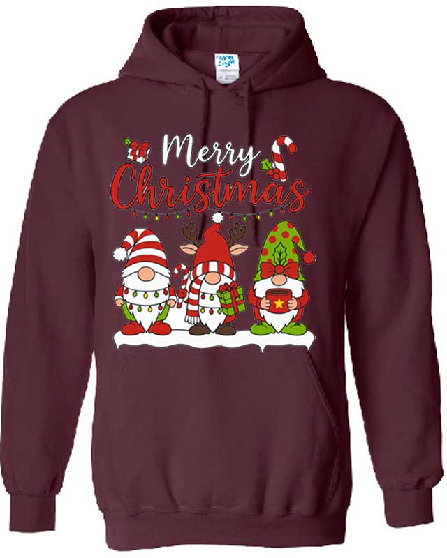 Merry Christmas Graphic Hoodies