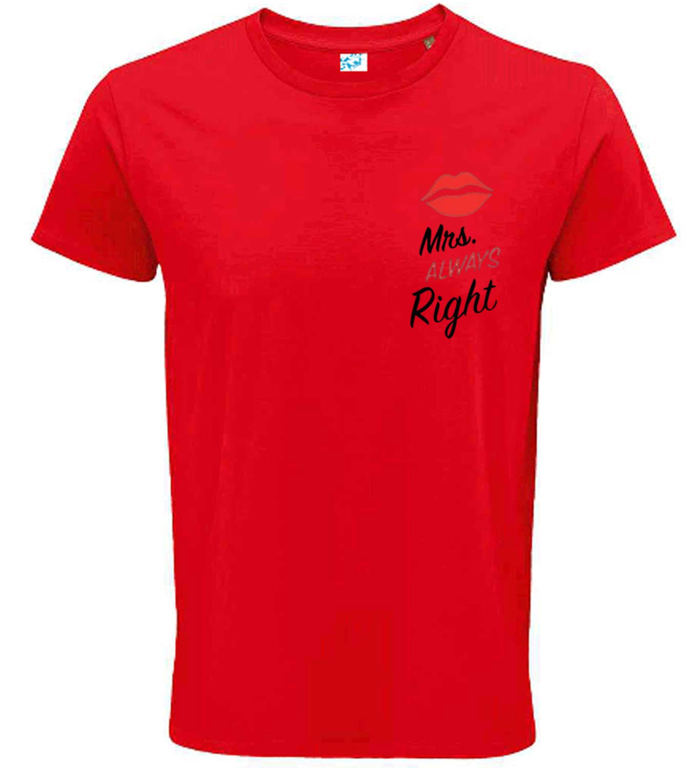 Matching Couple T Shirts – Mr Right Mrs Always Right Romantic Valentine Gift