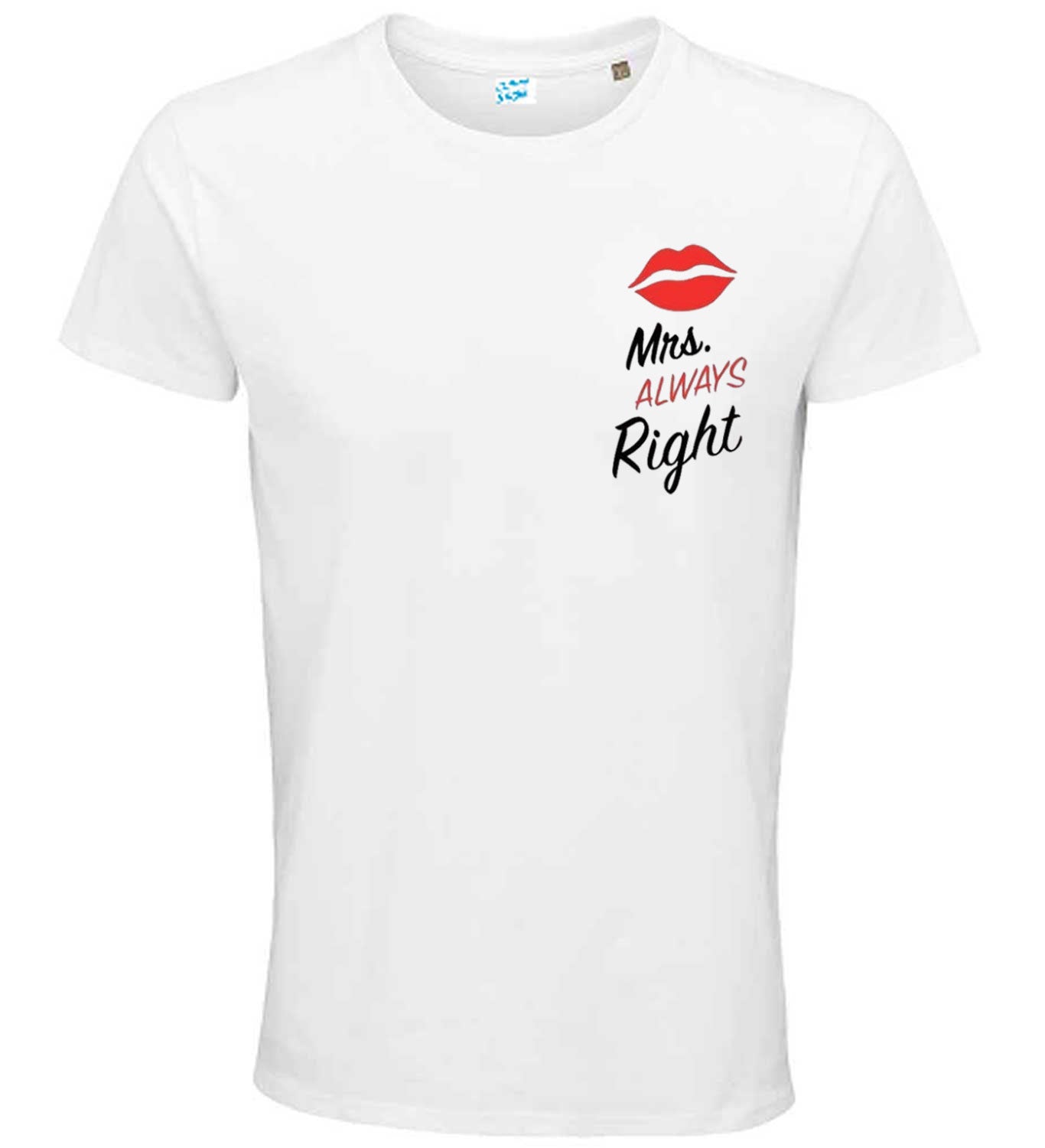Matching Couple T Shirts – Mr Right Mrs Always Right Romantic Valentine Gift