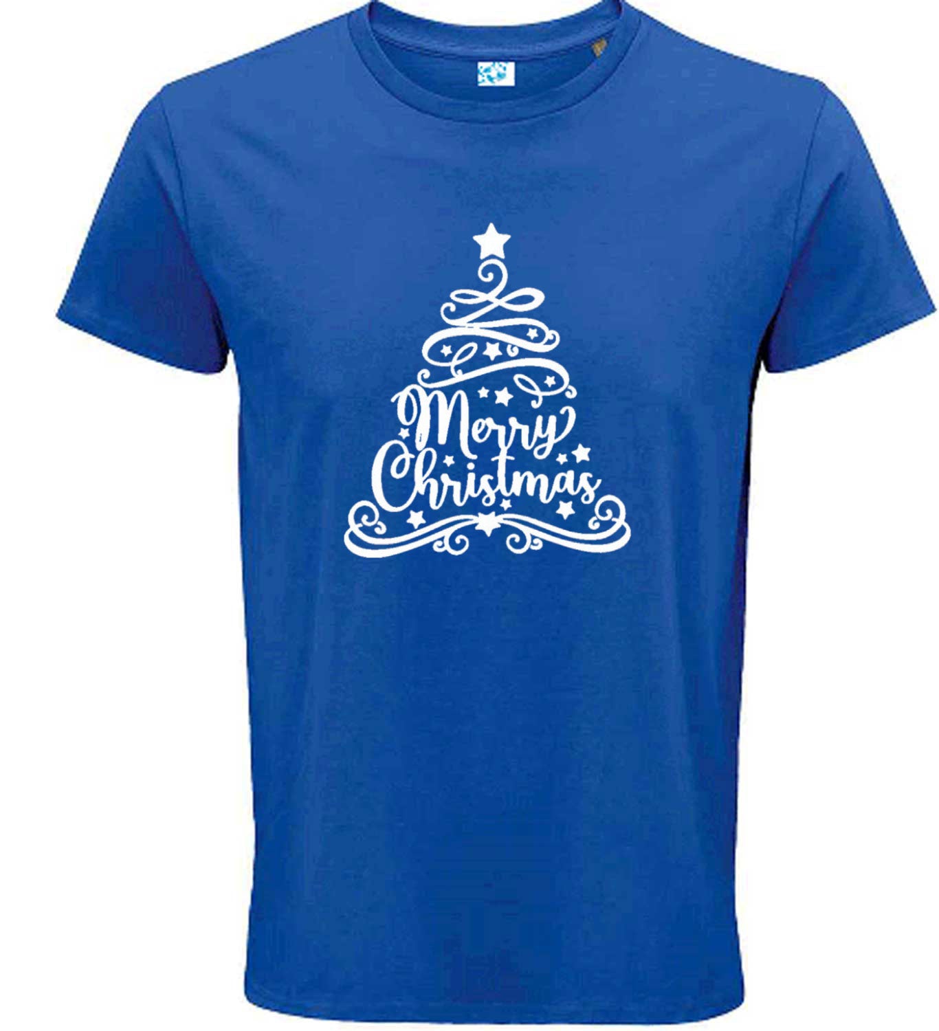 Christmas Graphic Tee – Merry Christmas Tree Design
