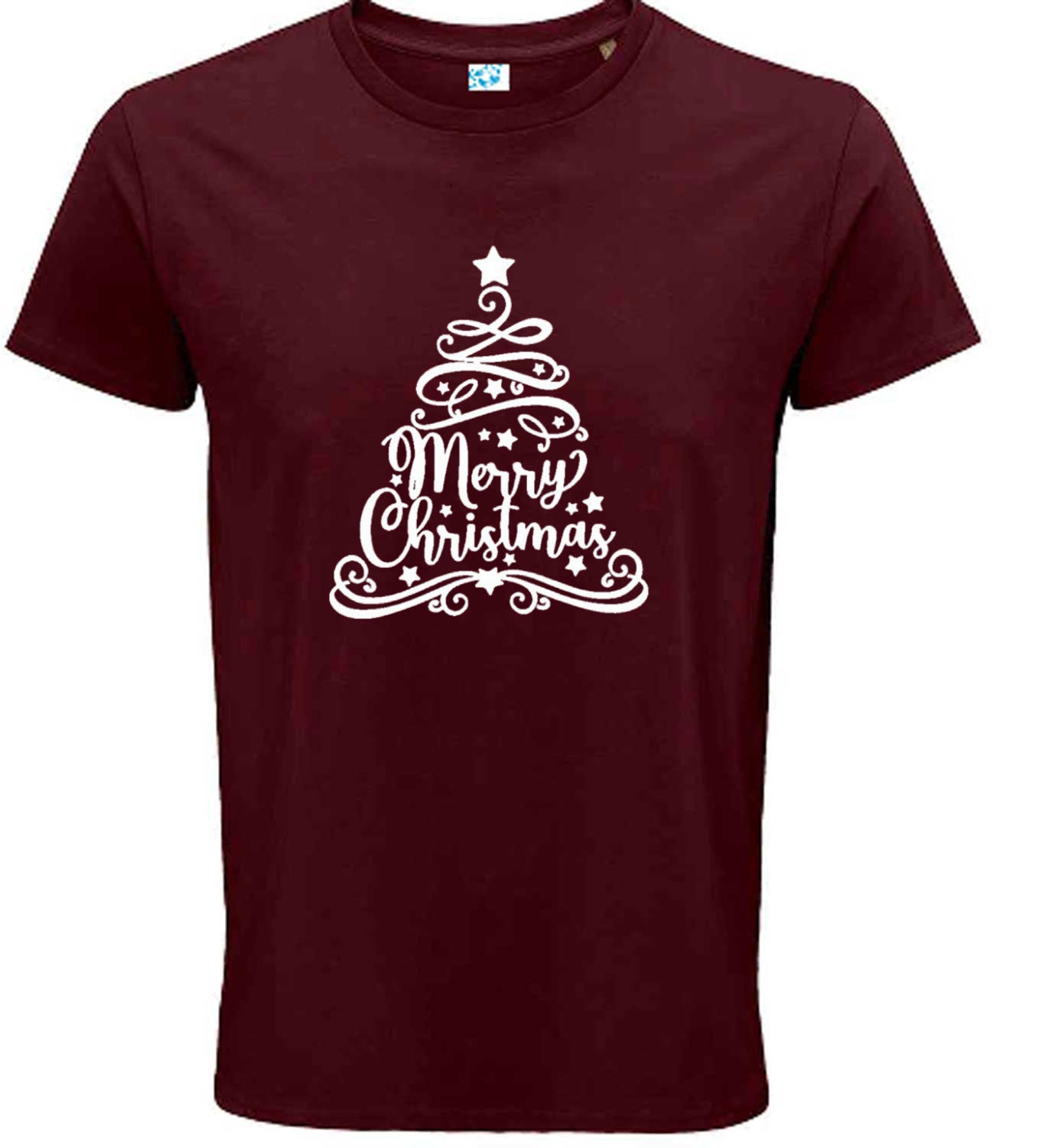 Christmas Graphic Tee – Merry Christmas Tree Design