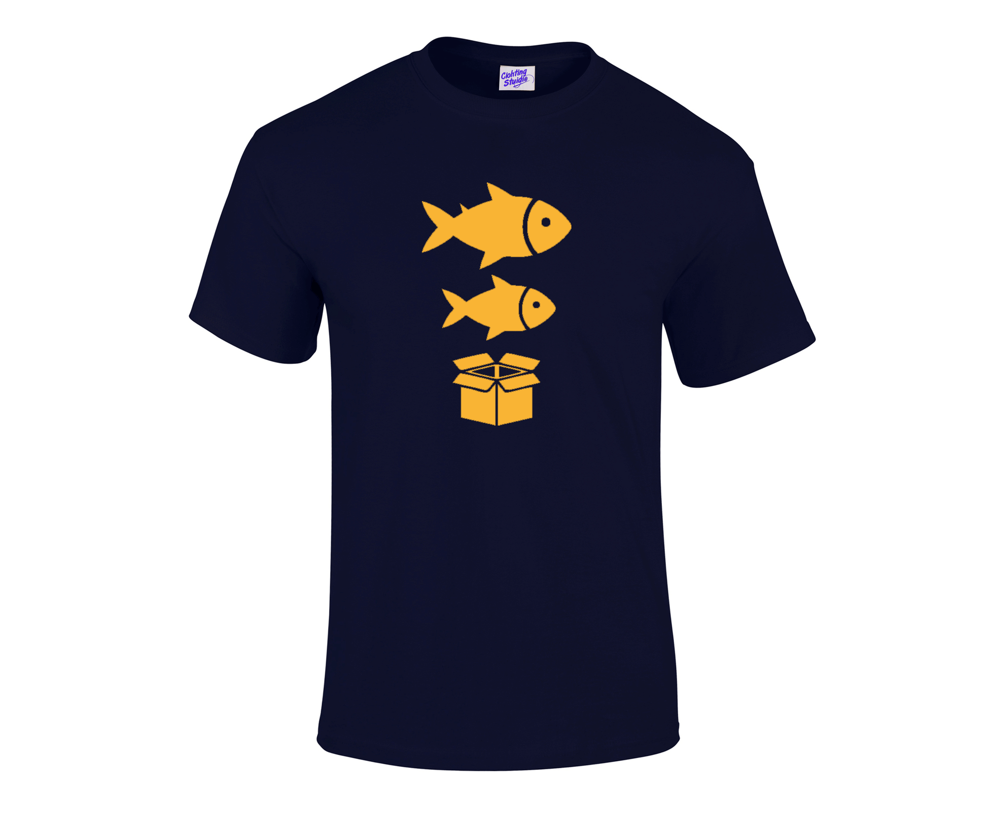 Fish Out of the Box – Funny Graphic T Shirts
