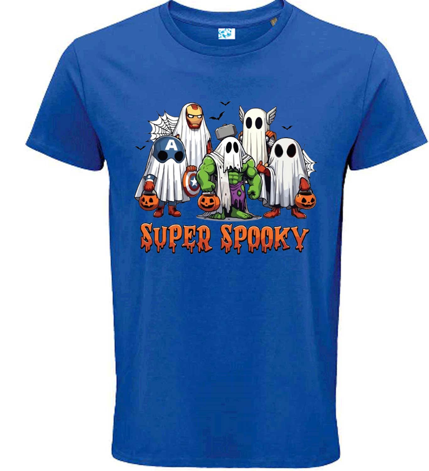 Super Spooky Halloween T-Shirt, Superhero Ghost Design