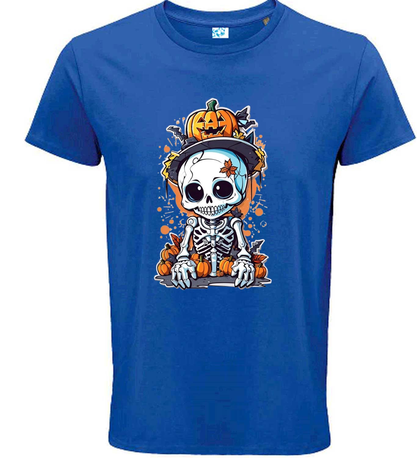 Halloween Skeleton T-Shirt, Cotton Unisex Design