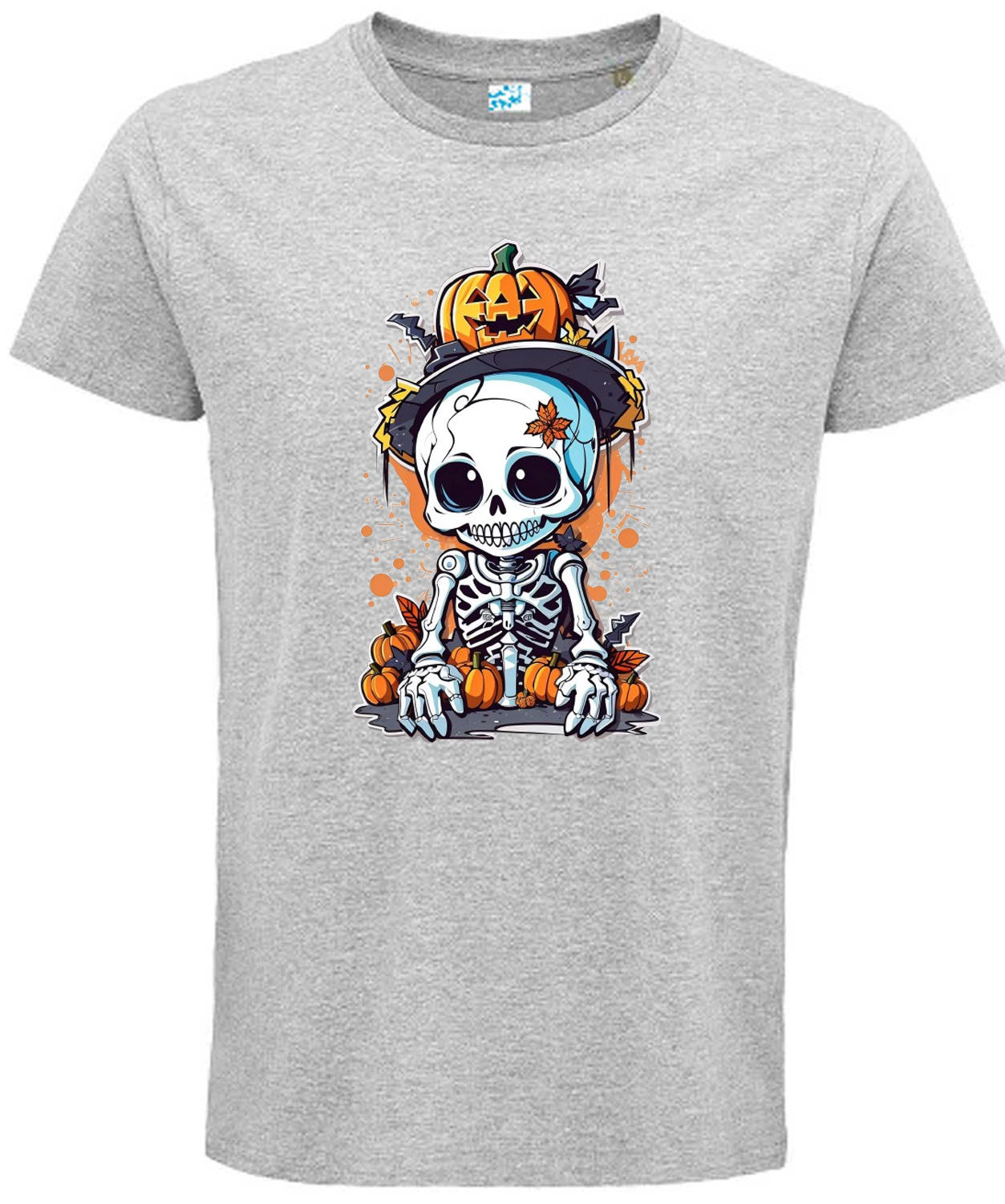 Halloween Skeleton T-Shirt, Cotton Unisex Design