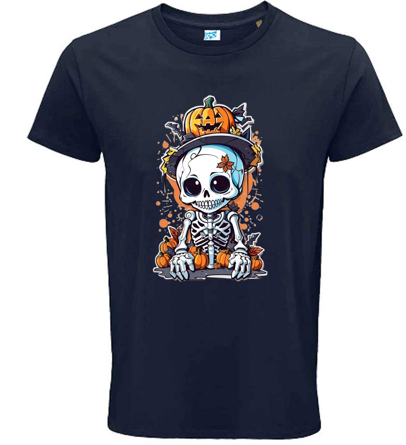 Halloween Skeleton T-Shirt, Cotton Unisex Design