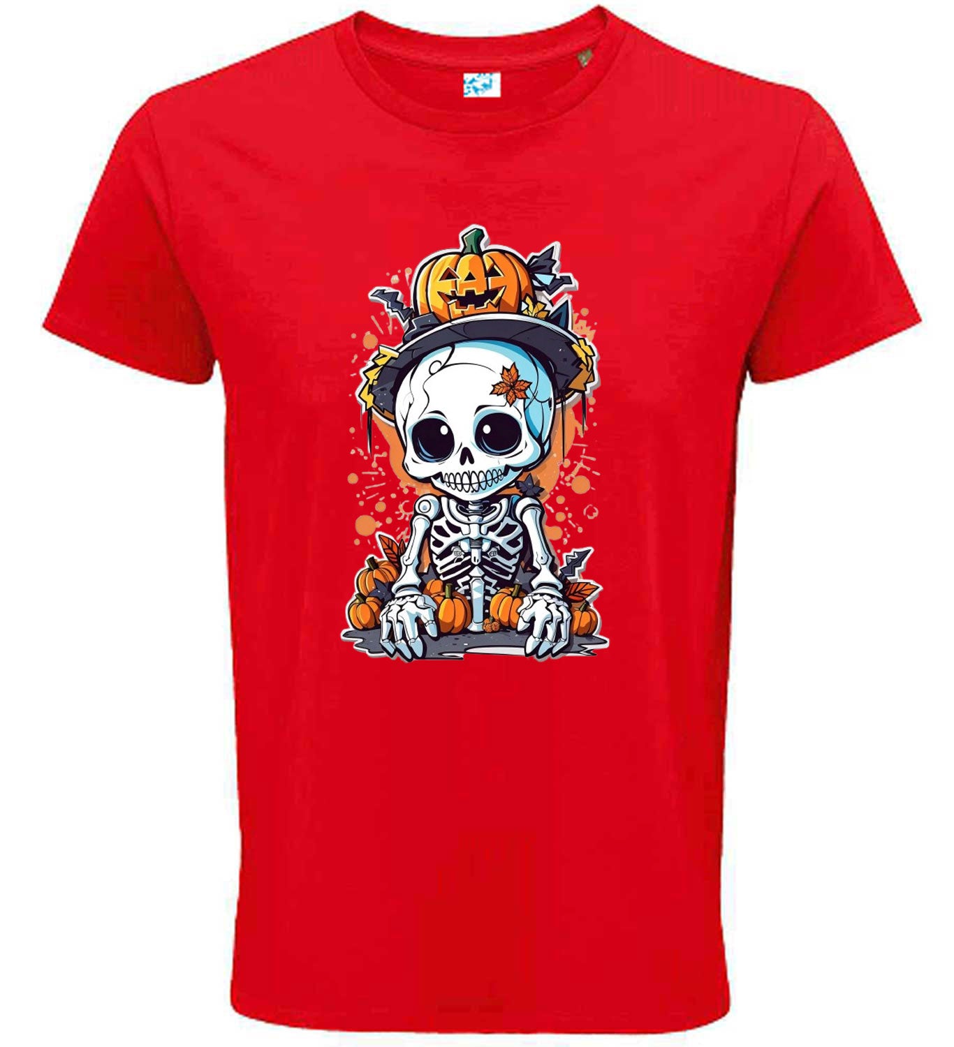 Halloween Skeleton T-Shirt, Cotton Unisex Design