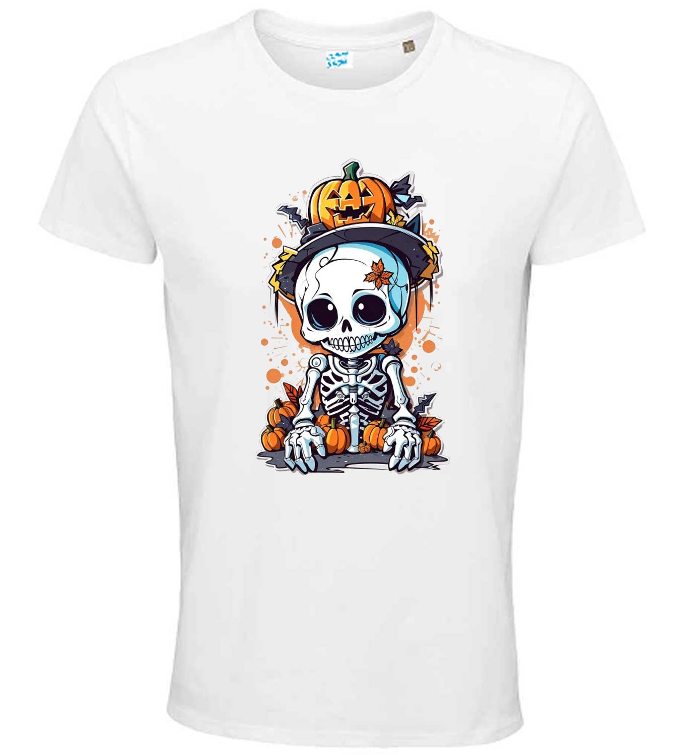 Halloween Skeleton T-Shirt, Cotton Unisex Design