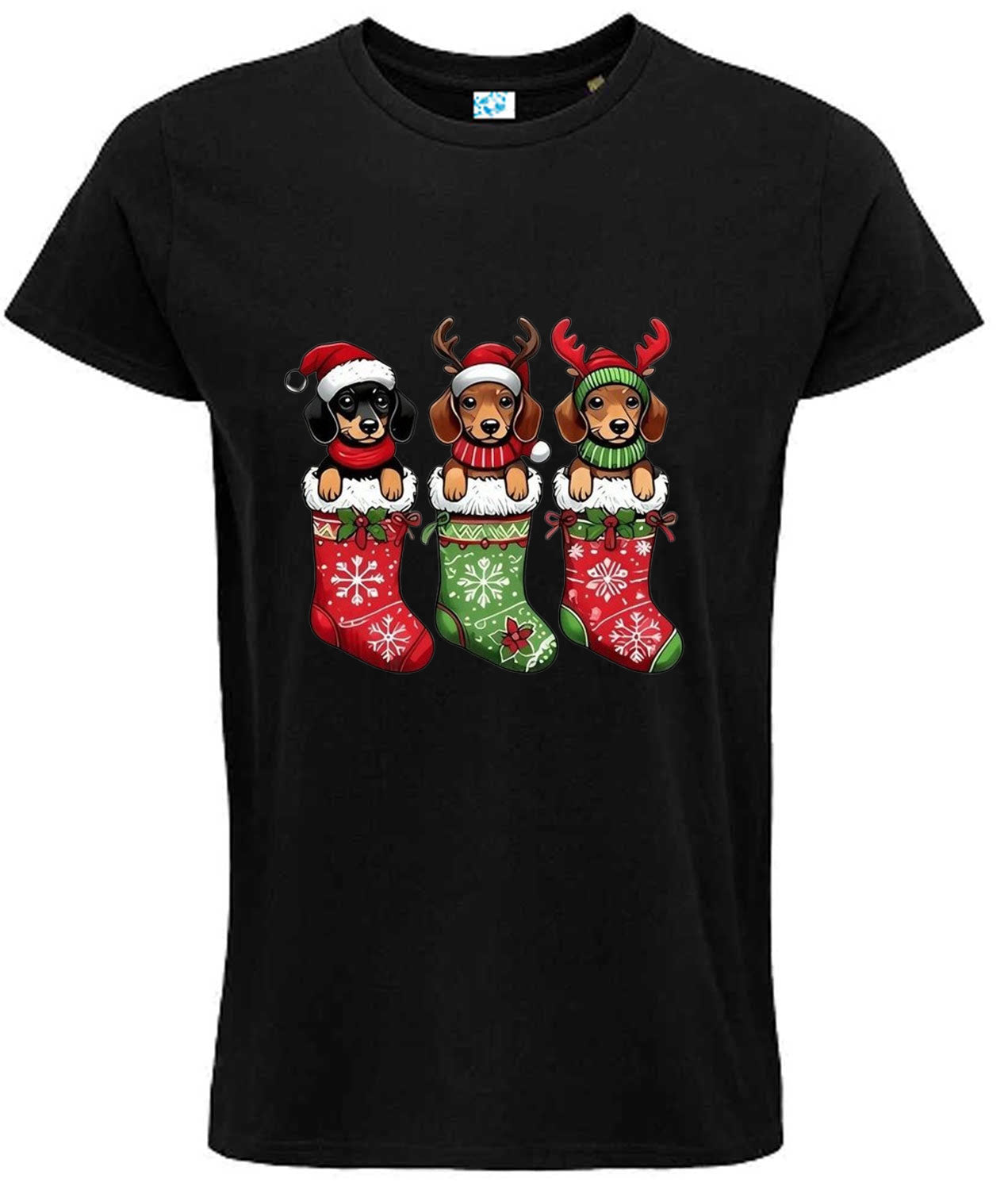 Holiday pups Christmas T Shirts bringing pawsitive !