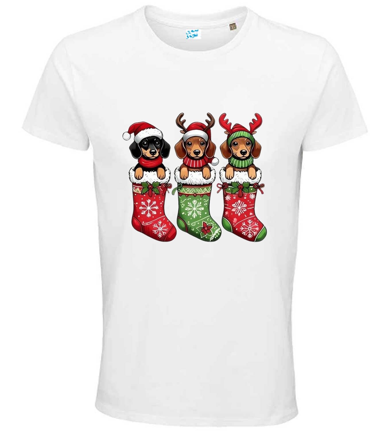 Holiday pups Christmas T Shirts bringing pawsitive !