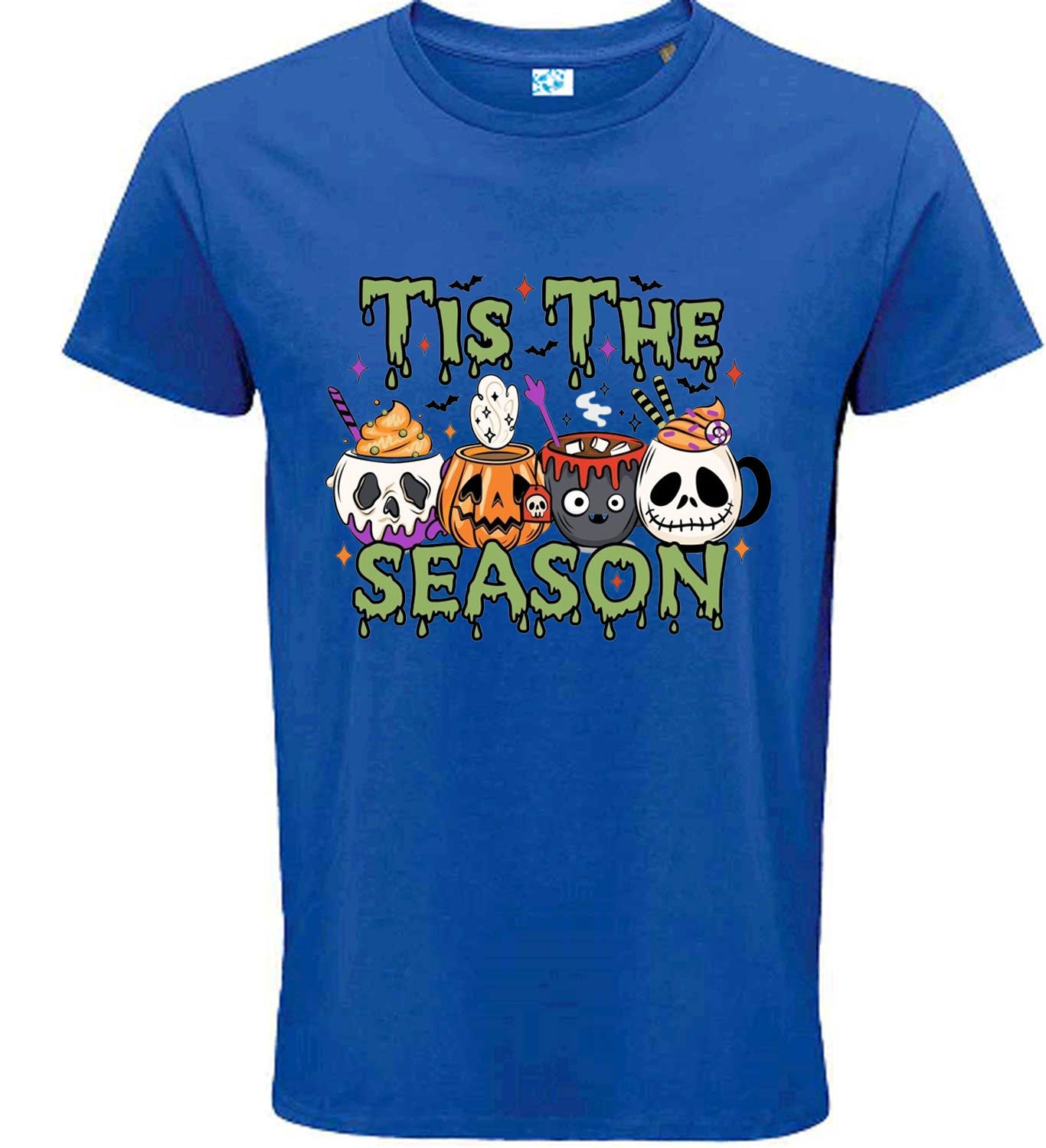 Tis The Season Halloween T-Shirt, Unisex Cotton Graphic Tee