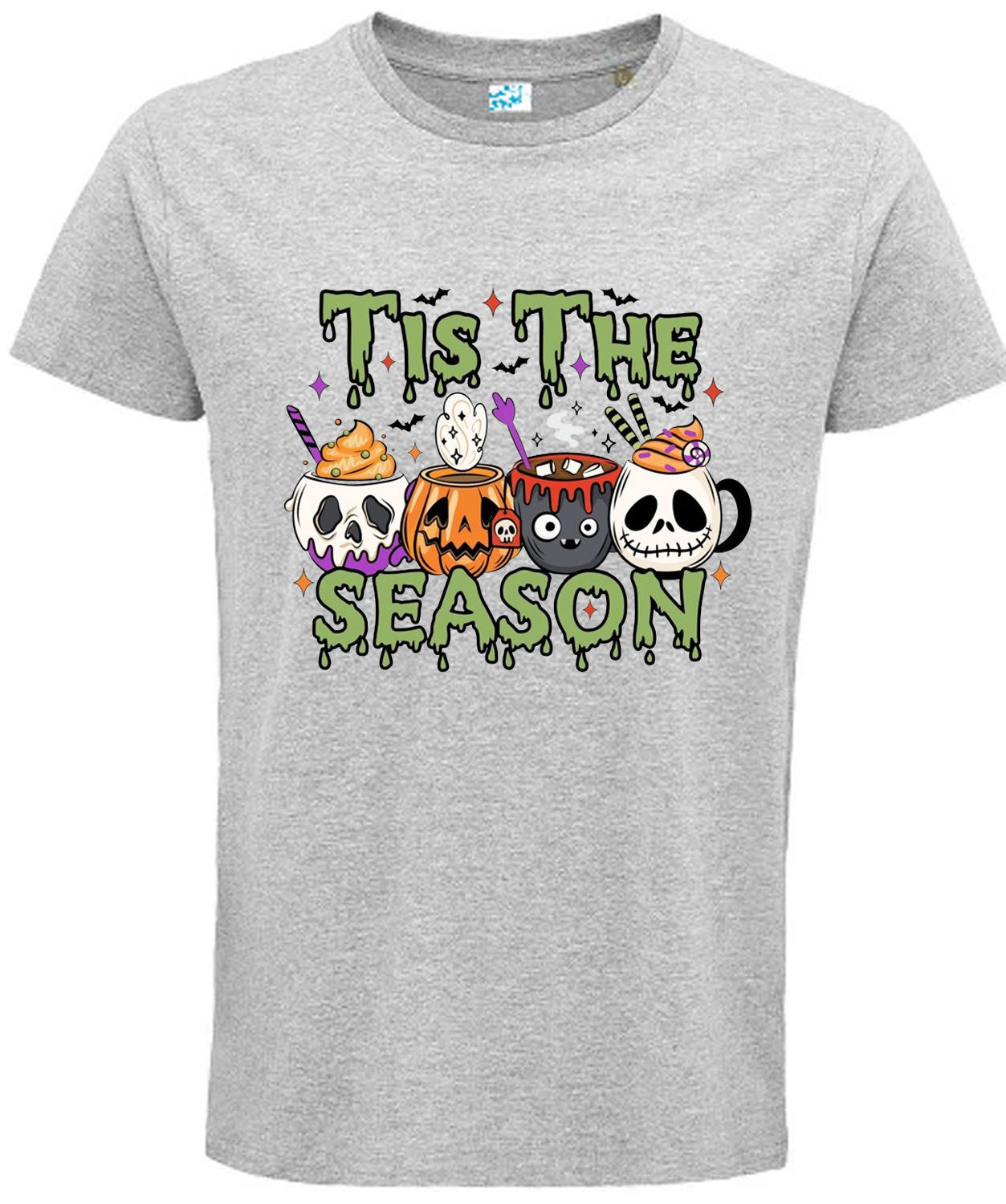 Tis The Season Halloween T-Shirt, Unisex Cotton Graphic Tee