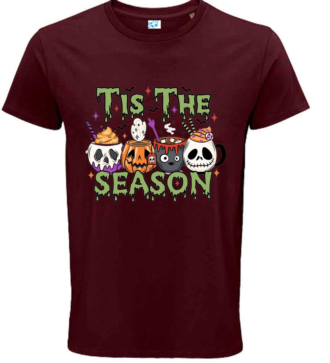 Tis The Season Halloween T-Shirt, Unisex Cotton Graphic Tee