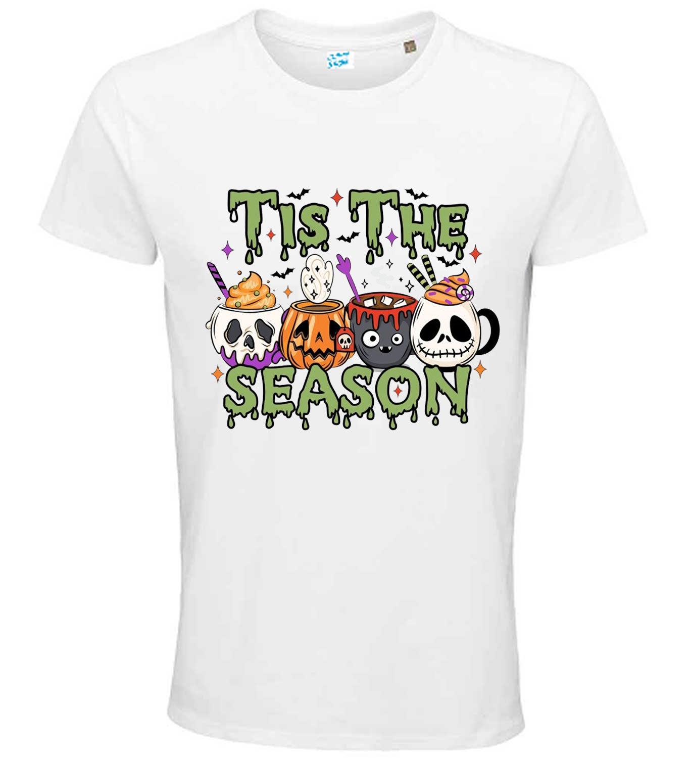 Tis The Season Halloween T-Shirt, Unisex Cotton Graphic Tee