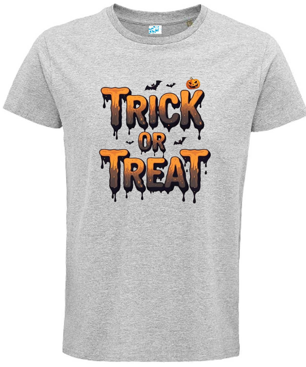 Halloween Trick or Treat T-Shirt, Unisex Cotton Graphic Tee