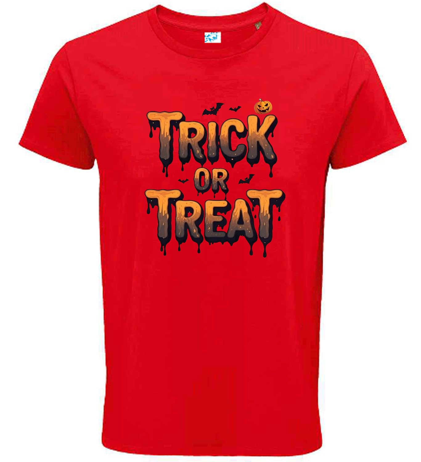 Halloween Trick or Treat T-Shirt, Unisex Cotton Graphic Tee