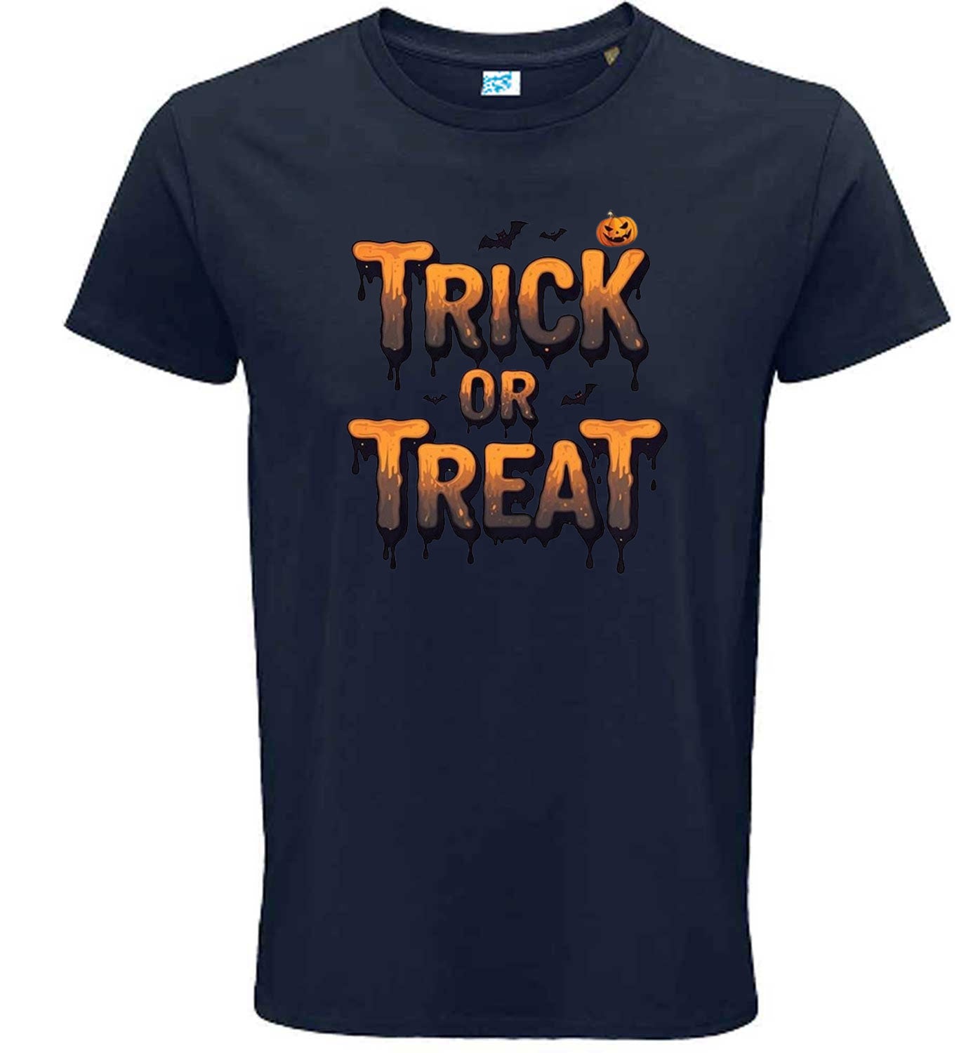 Halloween Trick or Treat T-Shirt, Unisex Cotton Graphic Tee