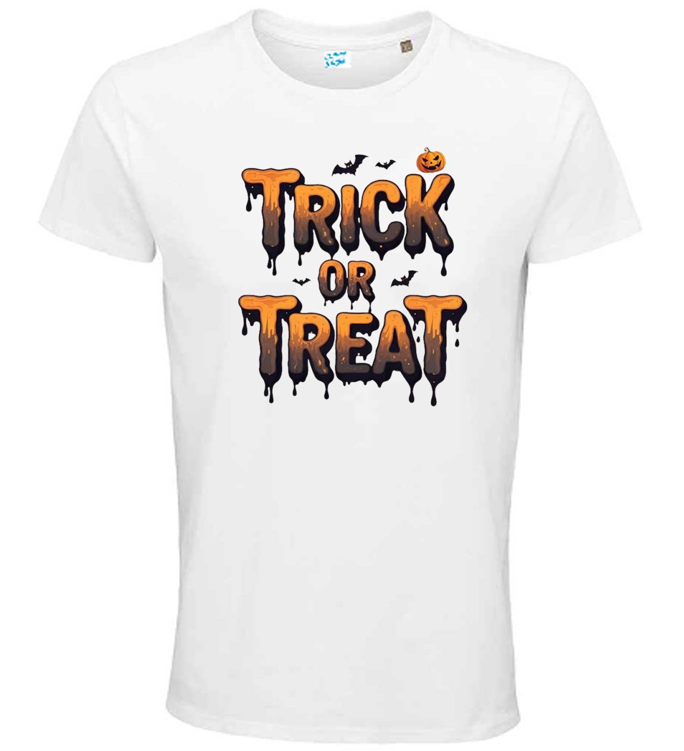 Halloween Trick or Treat T-Shirt, Unisex Cotton Graphic Tee