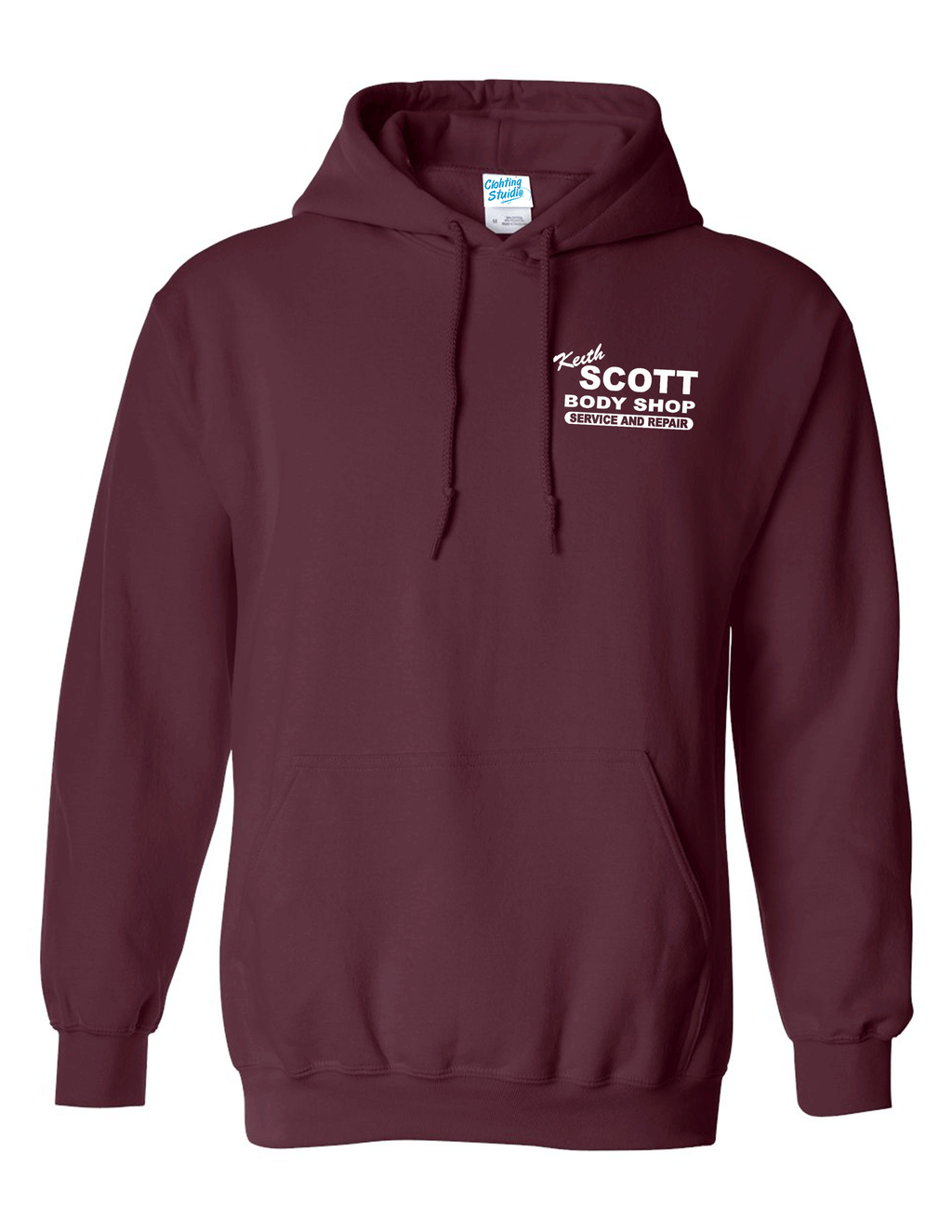 Customised Keith Scott Body Shop On Demand Hoodies